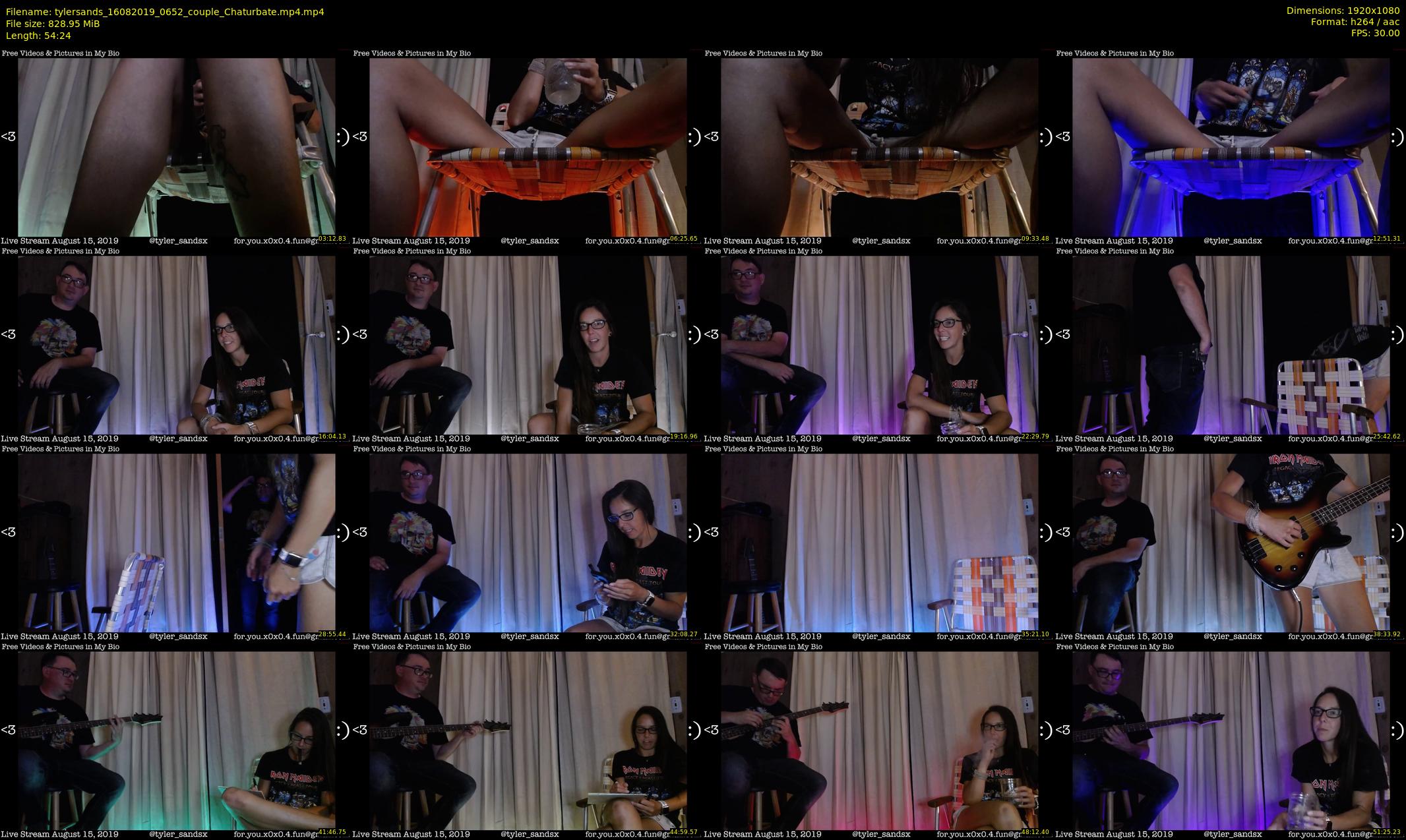 tylersands — 55 minute Chaturbate female cam show recording, 1080p, Aug 16, 2019