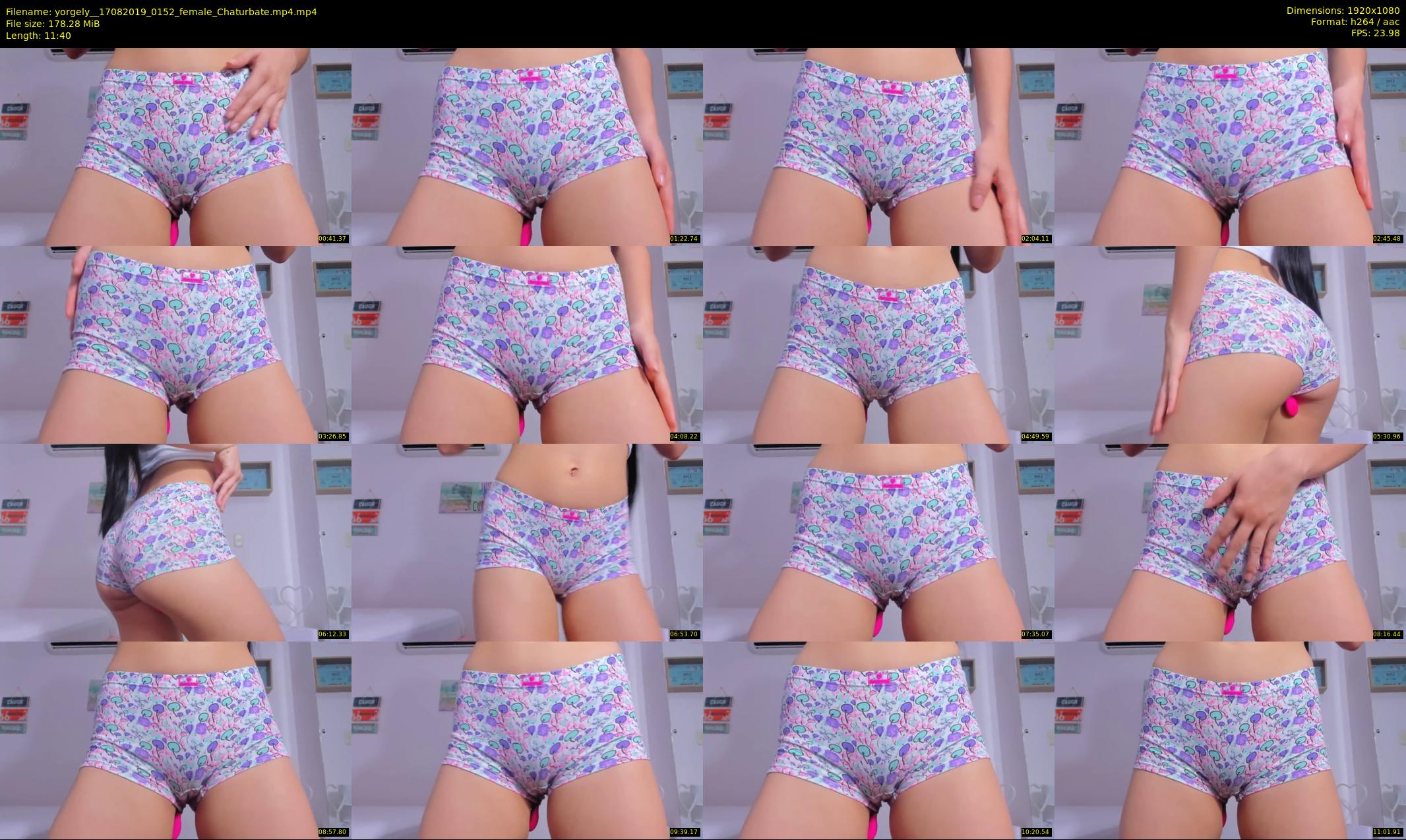 yorgely_ — 12 minute Chaturbate female cam show recording, 1080p, Aug 17, 2019