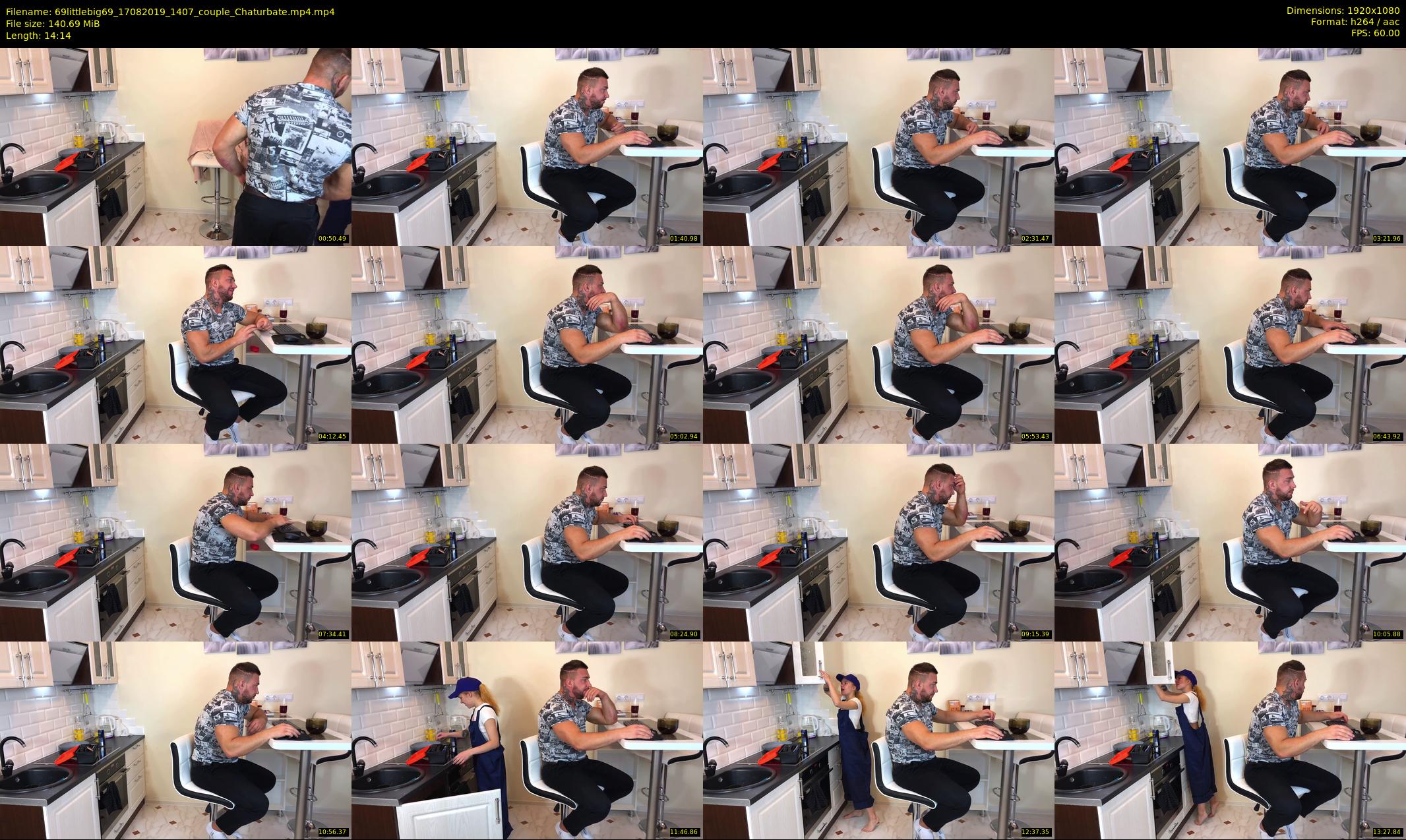 69littlebig69 — 15 minute Chaturbate couple cam show recording, 1080p, Aug 17, 2019