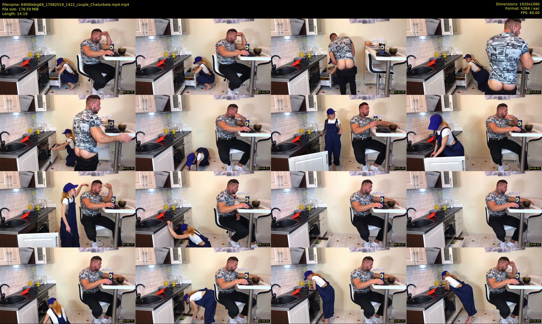 69littlebig69 — 15 minute Chaturbate couple cam show recording, 1080p, Aug 17, 2019