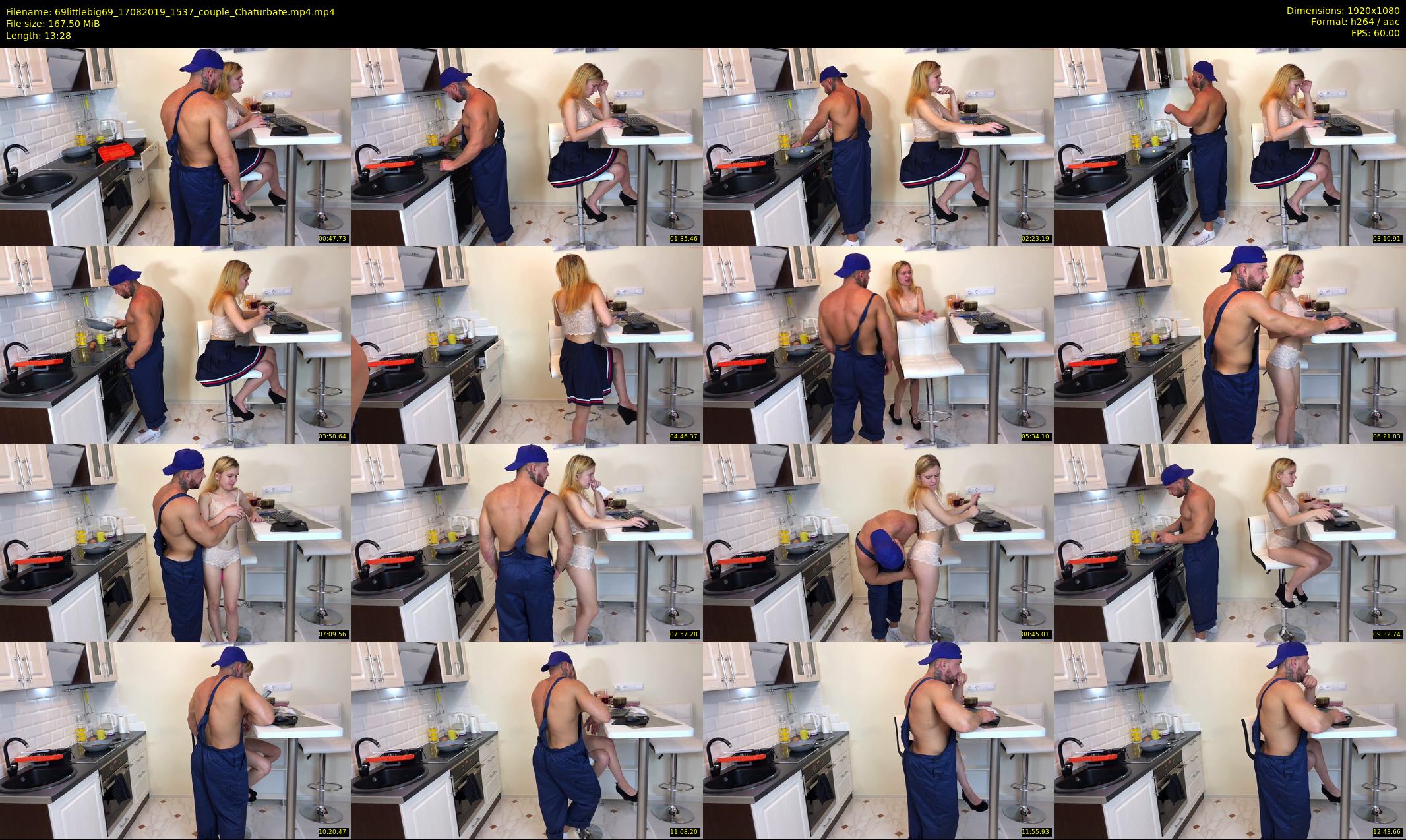 69littlebig69 — 14 minute Chaturbate couple cam show recording, 1080p, Aug 17, 2019
