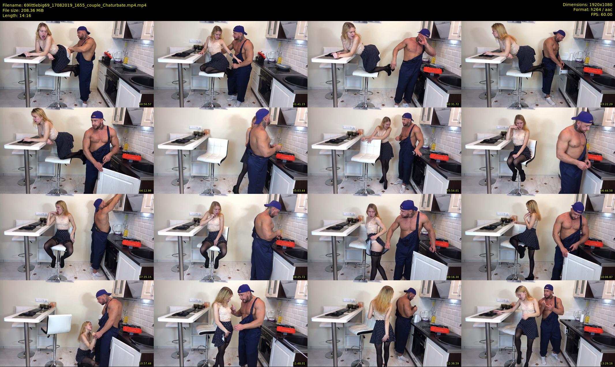 69littlebig69 — 15 minute Chaturbate couple cam show recording, 1080p, Aug 17, 2019