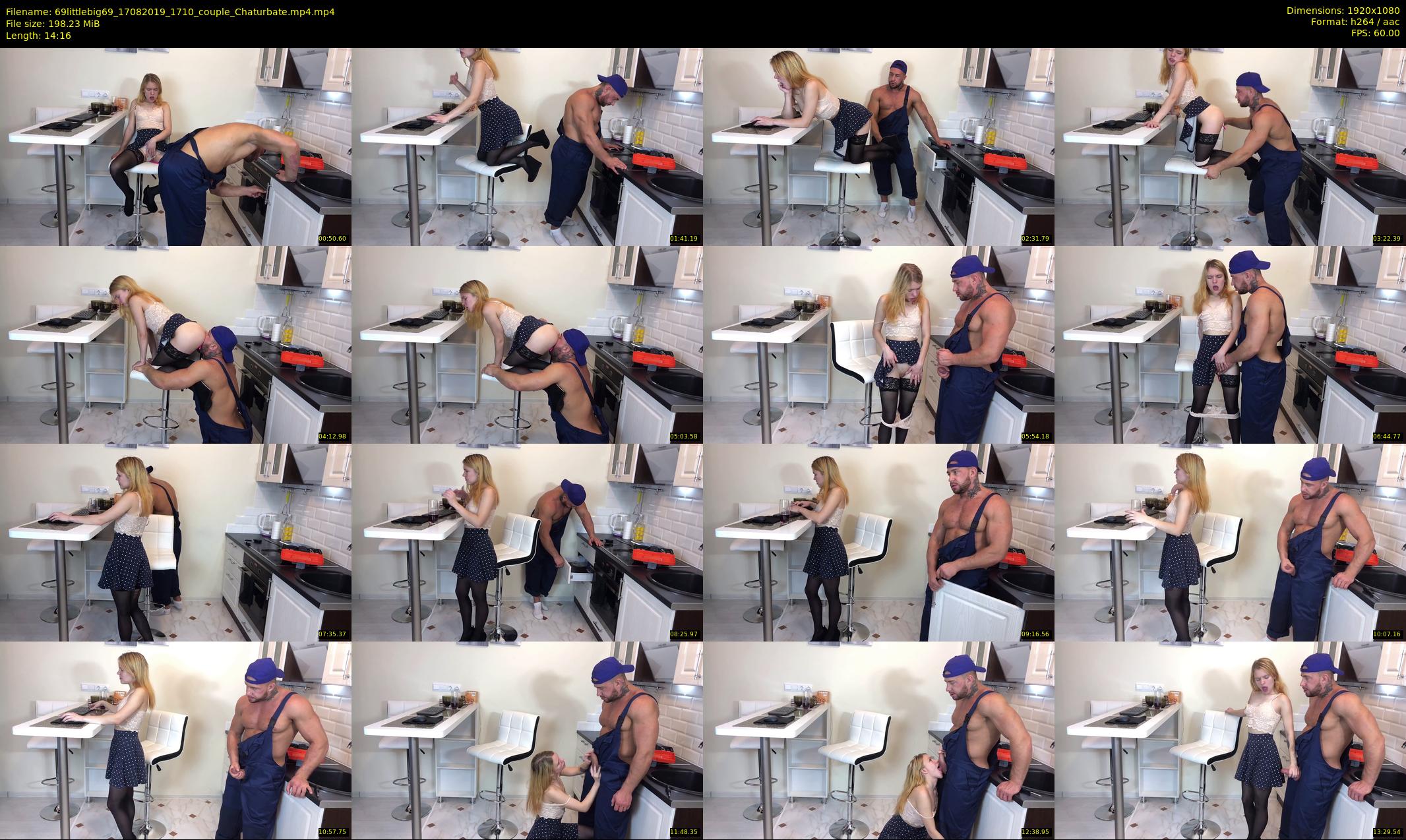 69littlebig69 — 15 minute Chaturbate couple cam show recording, 1080p, Aug 17, 2019
