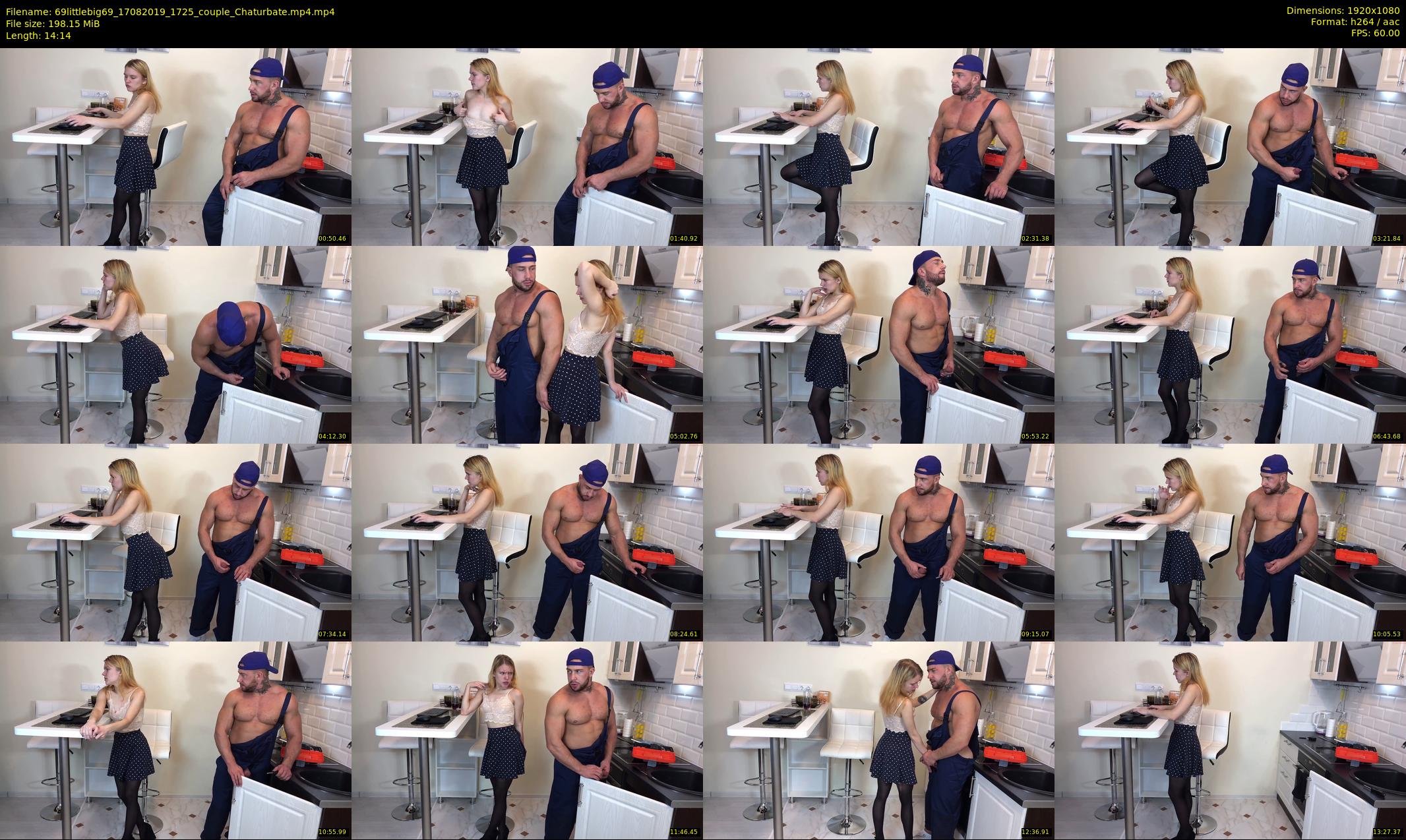 69littlebig69 — 15 minute Chaturbate couple cam show recording, 1080p, Aug 17, 2019