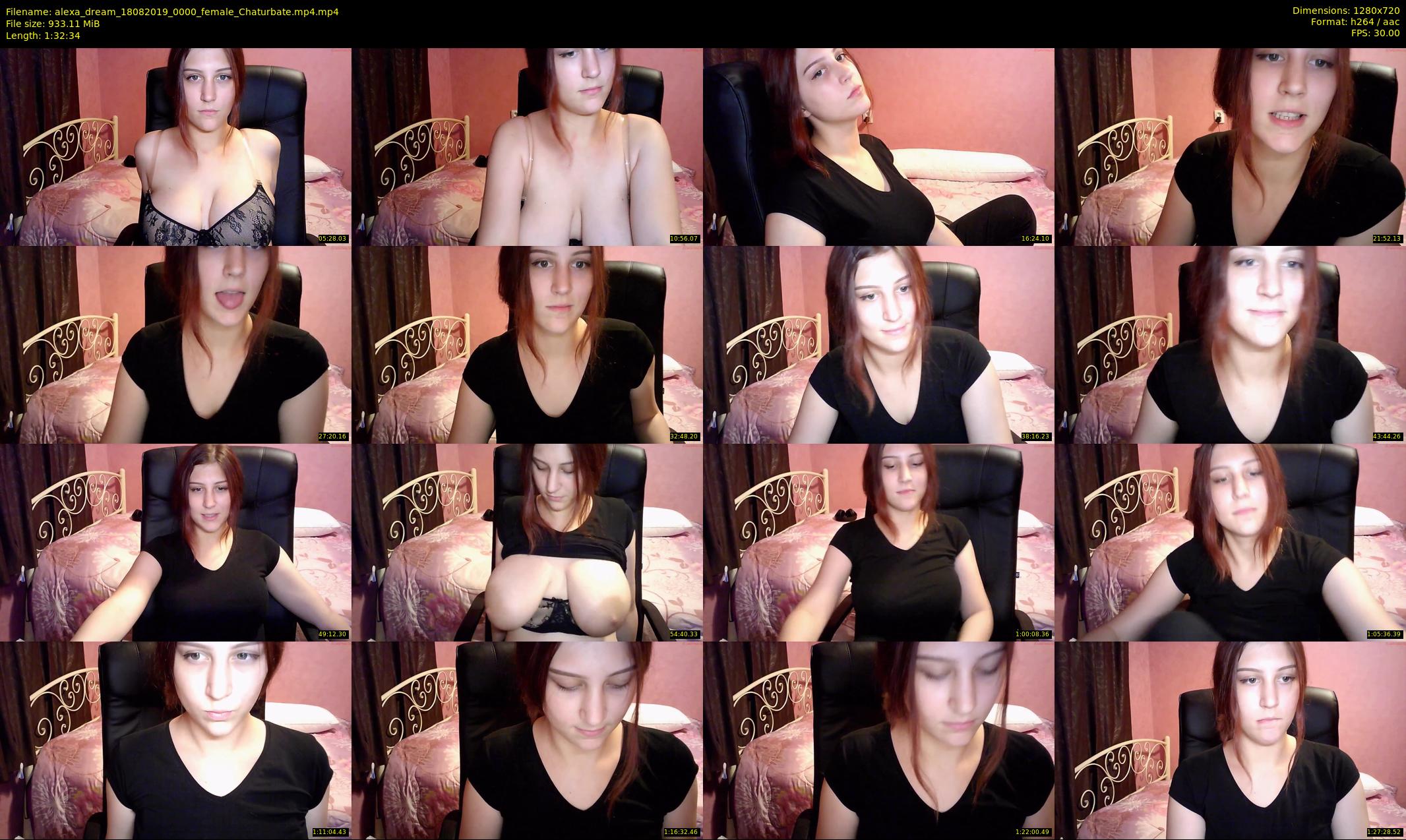 alexa_dream — 93 minute Chaturbate female cam show recording, 720p, Aug 18, 2019