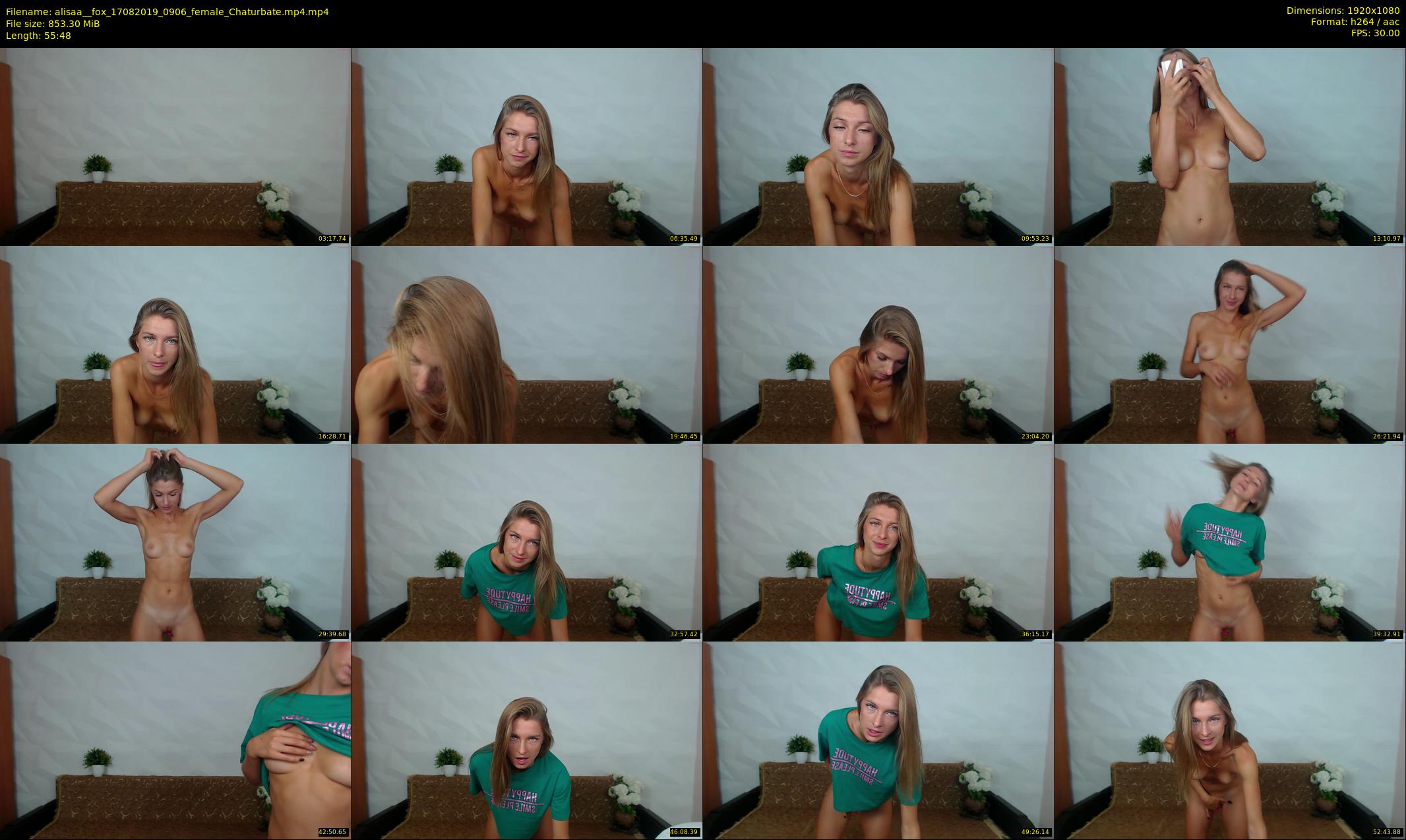 alisaa__fox — 56 minute Chaturbate female cam show recording, 1080p, Aug 17, 2019