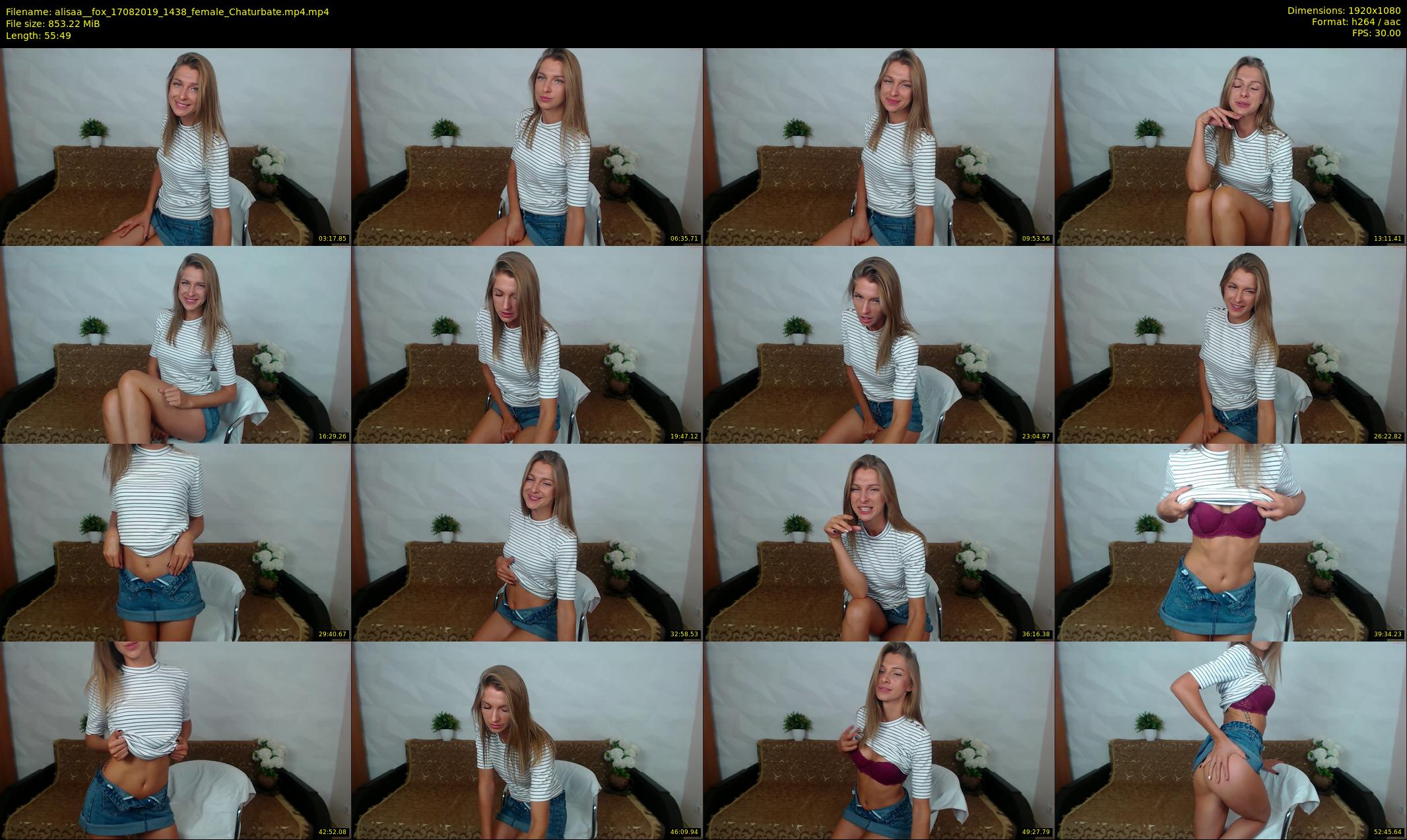 alisaa__fox — 56 minute Chaturbate female cam show recording, 1080p, Aug 17, 2019
