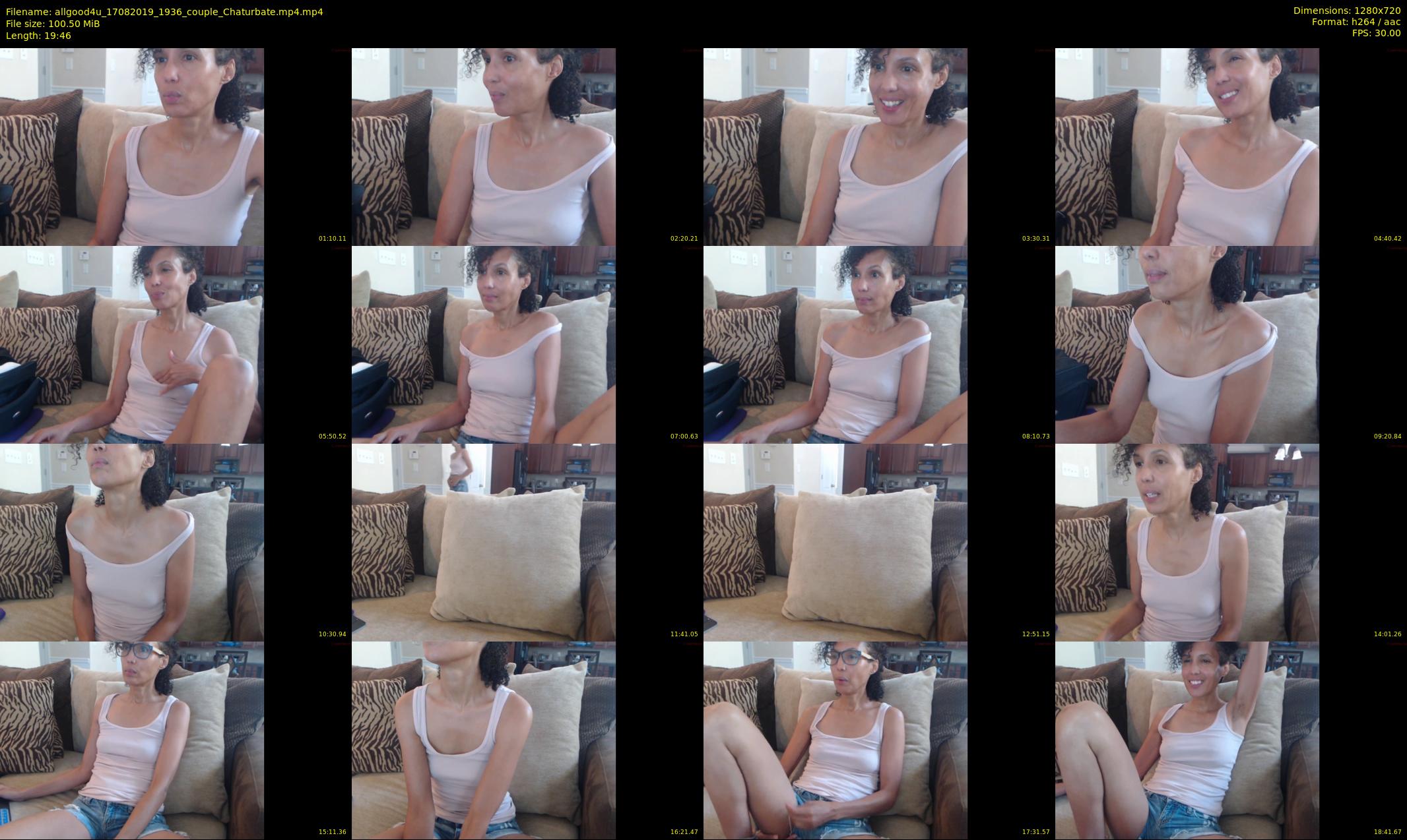 allgood4u — 20 minute Chaturbate couple cam show recording, 720p, Aug 17, 2019
