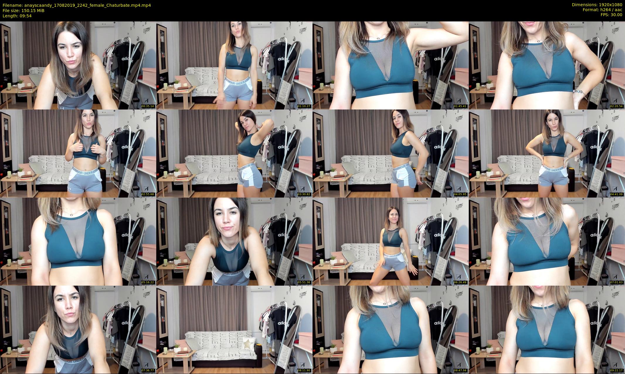 anayscaandy — 10 minute Chaturbate female cam show recording, 1080p, Aug 17, 2019