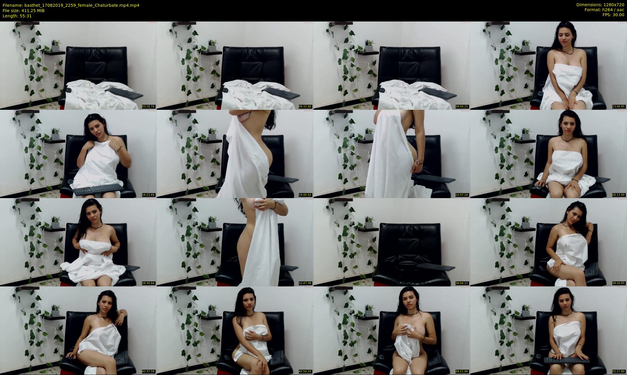 basthet — 56 minute Chaturbate female cam show recording, 720p, Aug 17, 2019