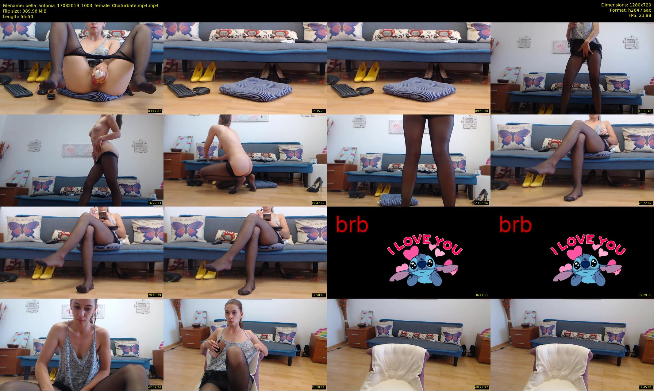 bella_antonia — 56 minute Chaturbate female cam show recording, 720p, Aug 17, 2019