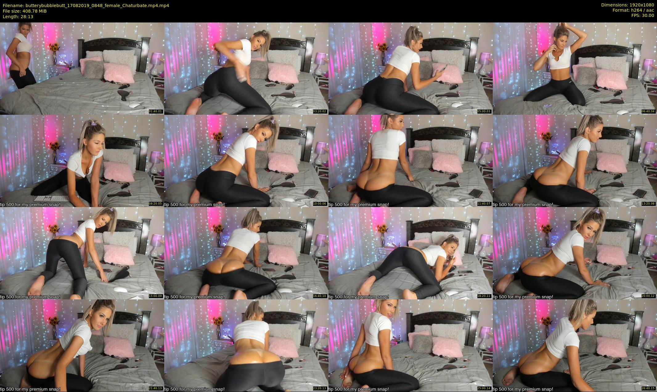 butterybubblebutt — 29 minute Chaturbate couple cam show recording, 1080p, Aug 17, 2019
