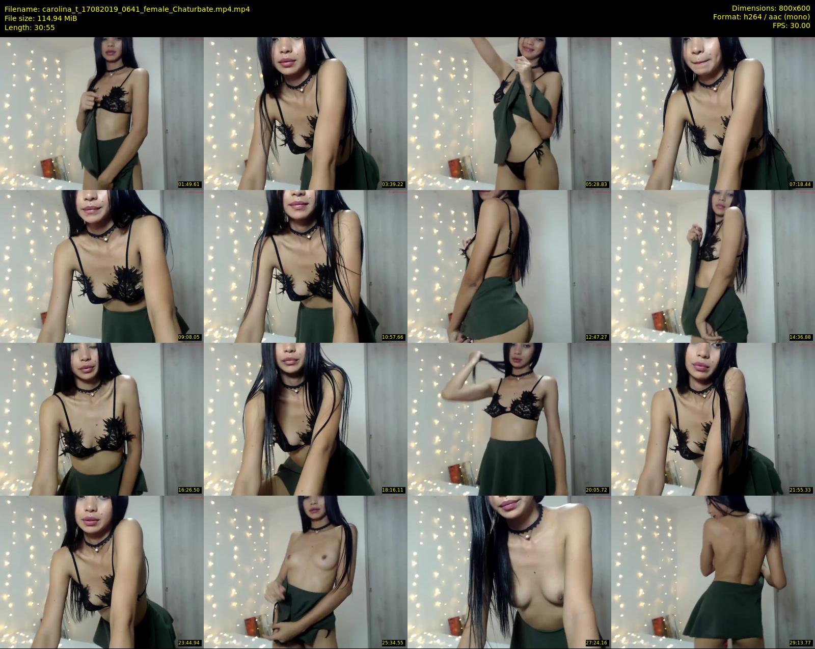 carolina_t — 31 minute Chaturbate female cam show recording, 480p, Aug 17, 2019