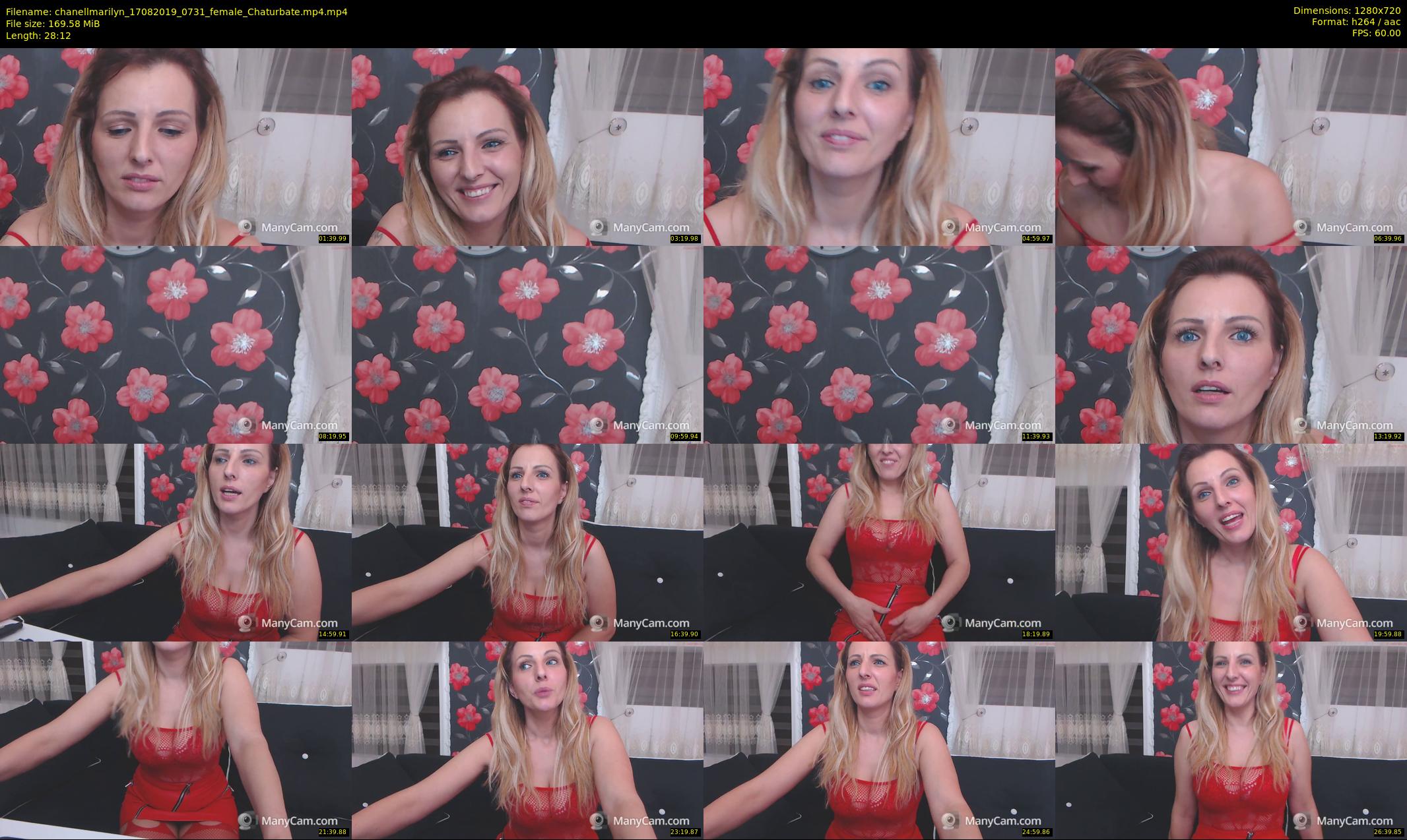 chanellmarilyn — 29 minute Chaturbate female cam show recording, 720p, Aug 17, 2019