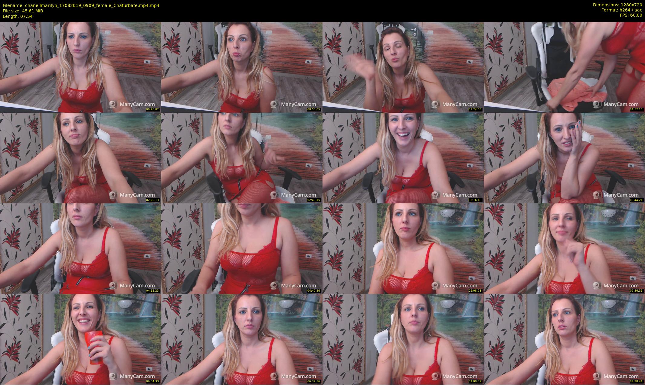 chanellmarilyn — 8 minute Chaturbate female cam show recording, 720p, Aug 17, 2019