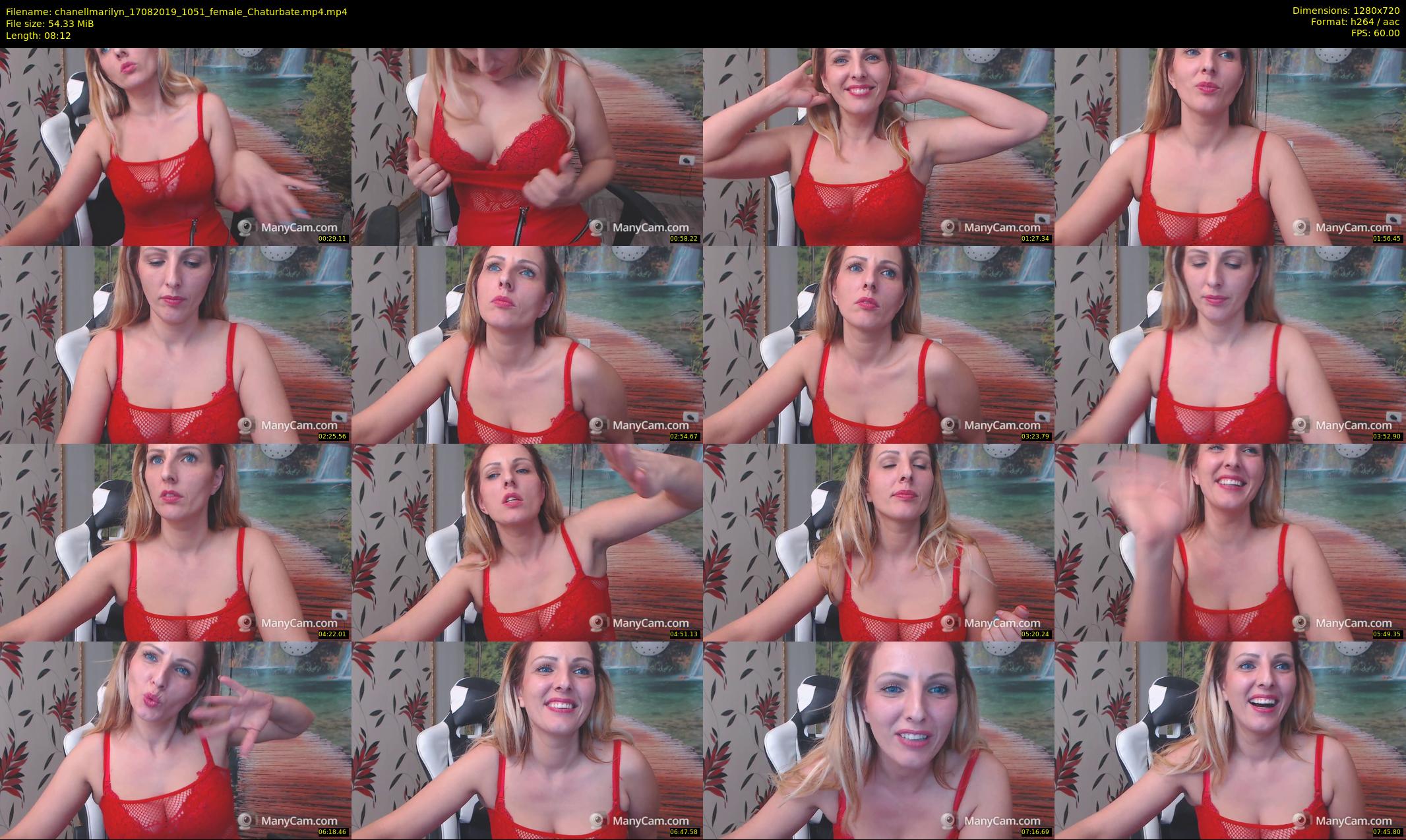 chanellmarilyn — 9 minute Chaturbate female cam show recording, 720p, Aug 17, 2019