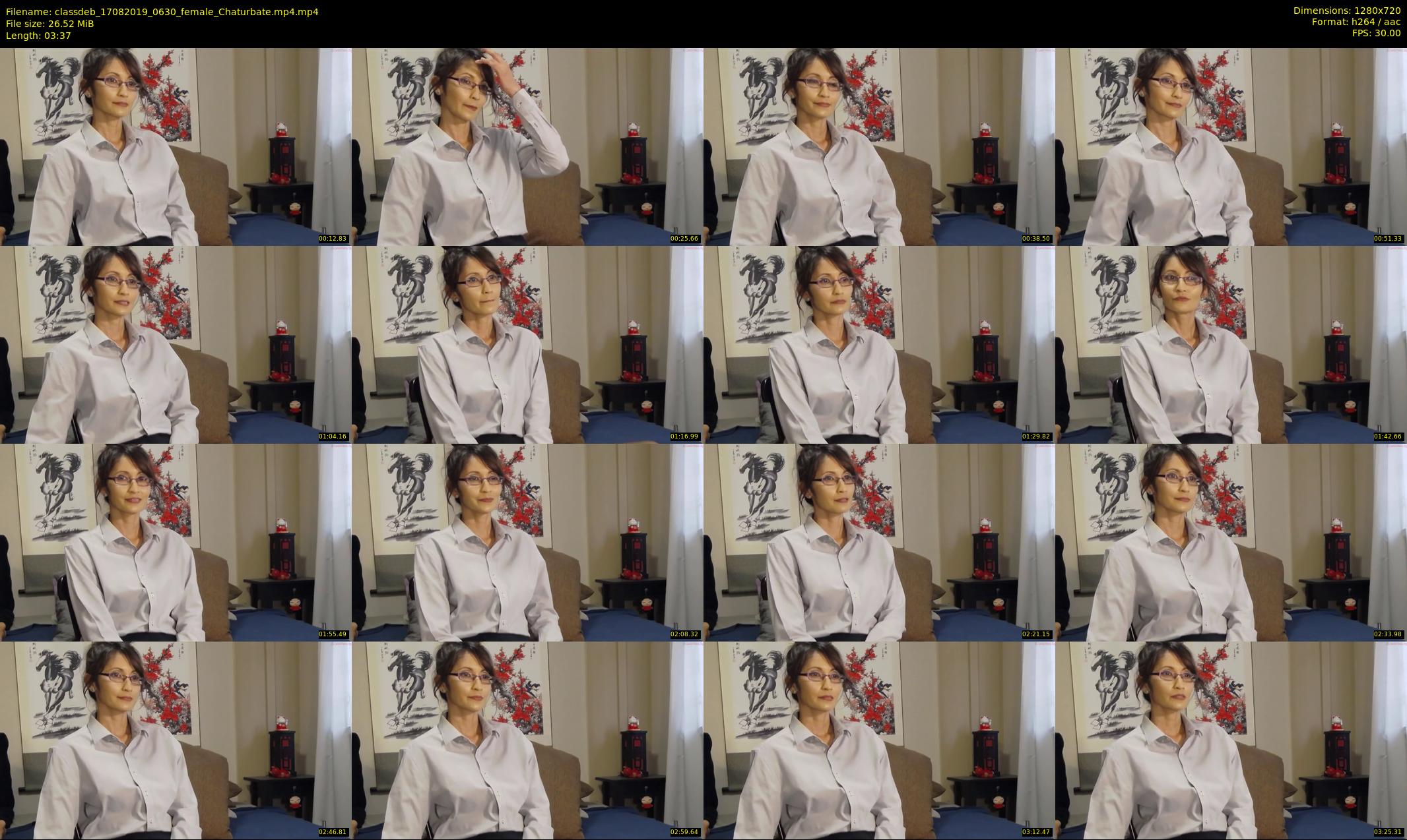 classdeb — 4 minute Chaturbate female cam show recording, 720p, Aug 17, 2019