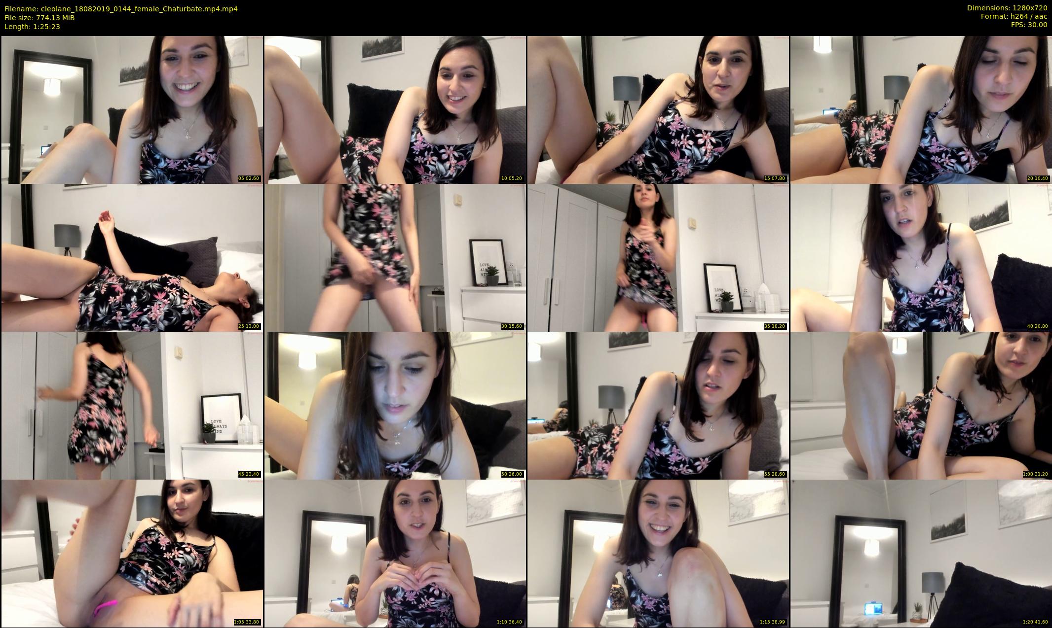 cleolane — 86 minute Chaturbate female cam show recording, 720p, Aug 18, 2019