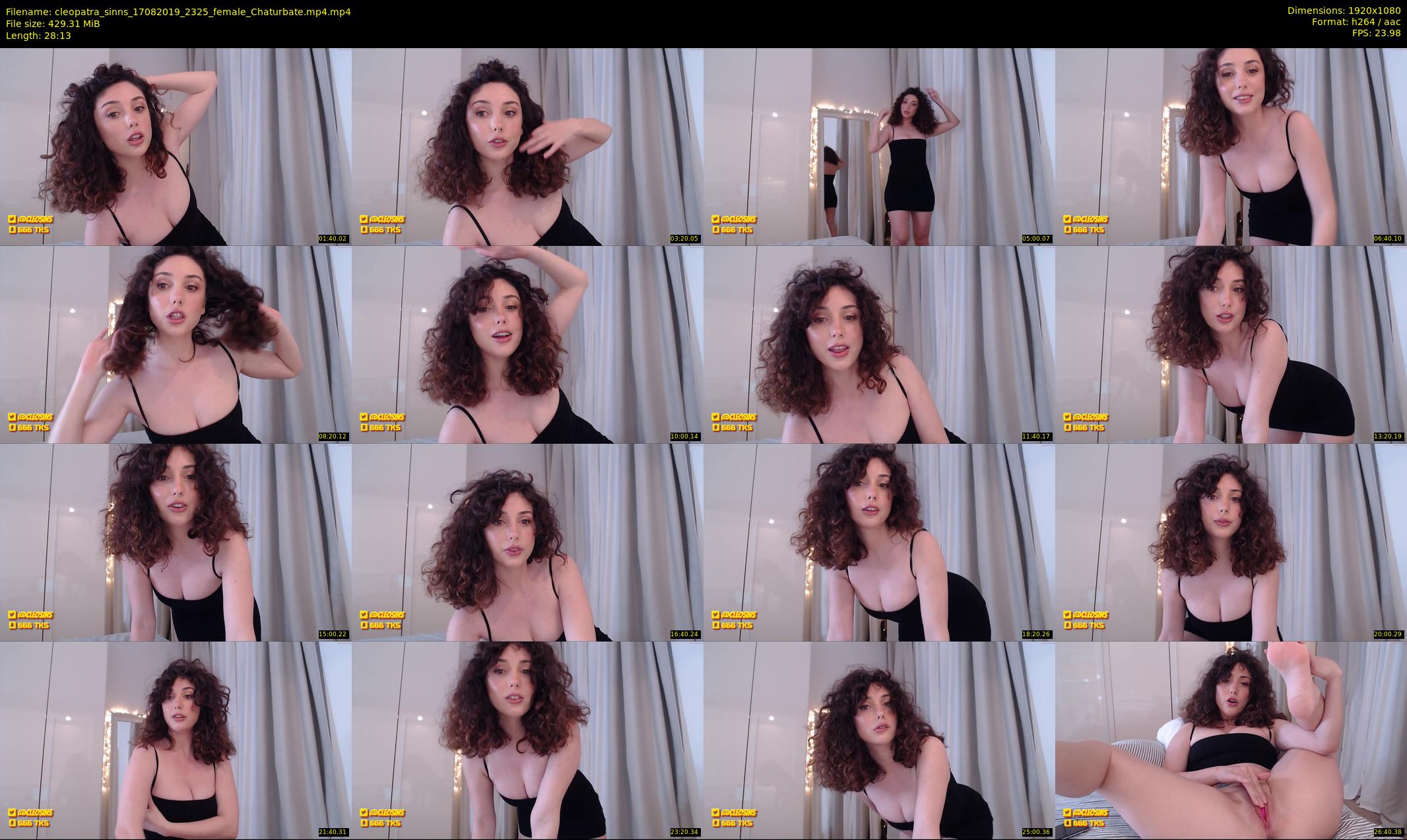 cleopatra_sinns — 29 minute Chaturbate female cam show recording, 1080p, Aug 17, 2019