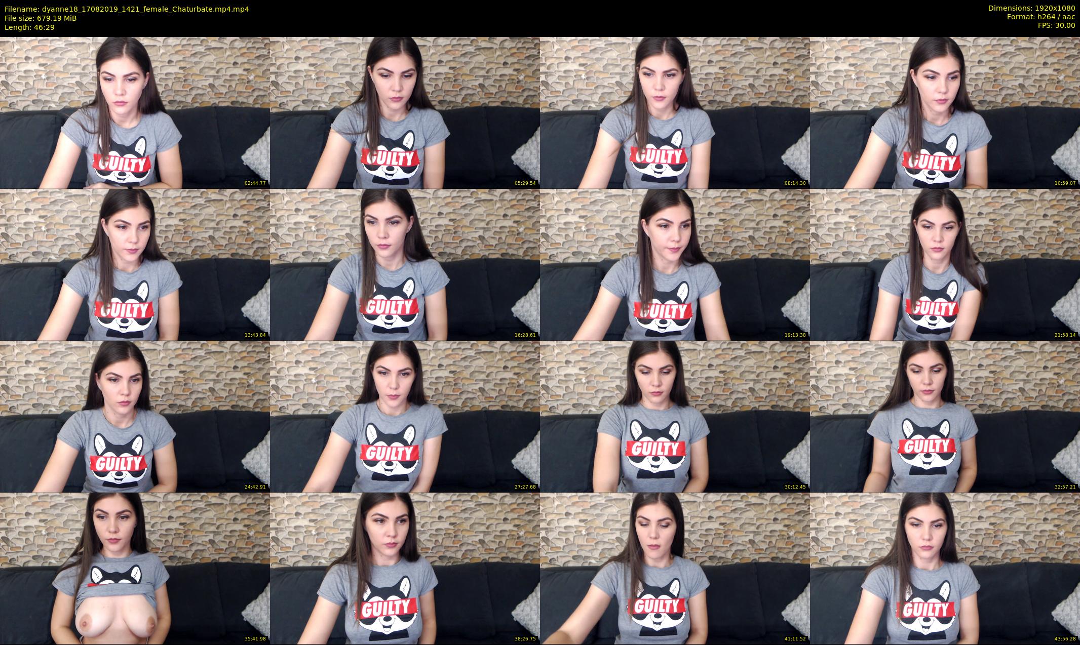 dyanne18 — 47 minute Chaturbate female cam show recording, 1080p, Aug 17, 2019