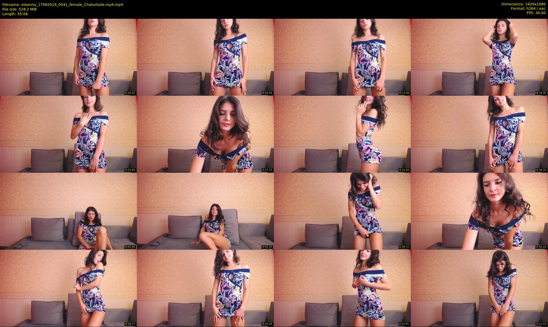 elaanna — 36 minute Chaturbate female cam show recording, 1080p, Aug 17, 2019