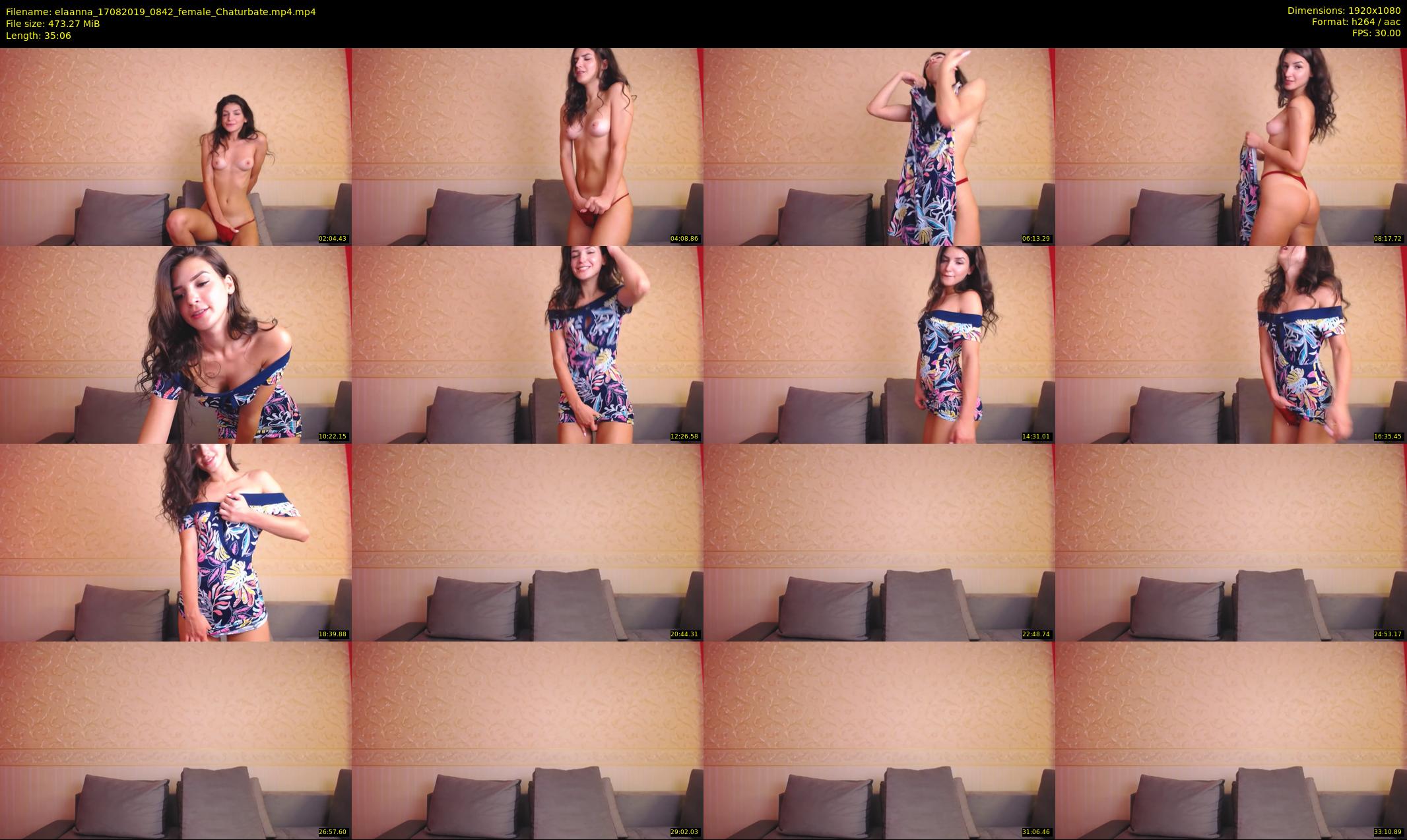 elaanna — 36 minute Chaturbate female cam show recording, 1080p, Aug 17, 2019