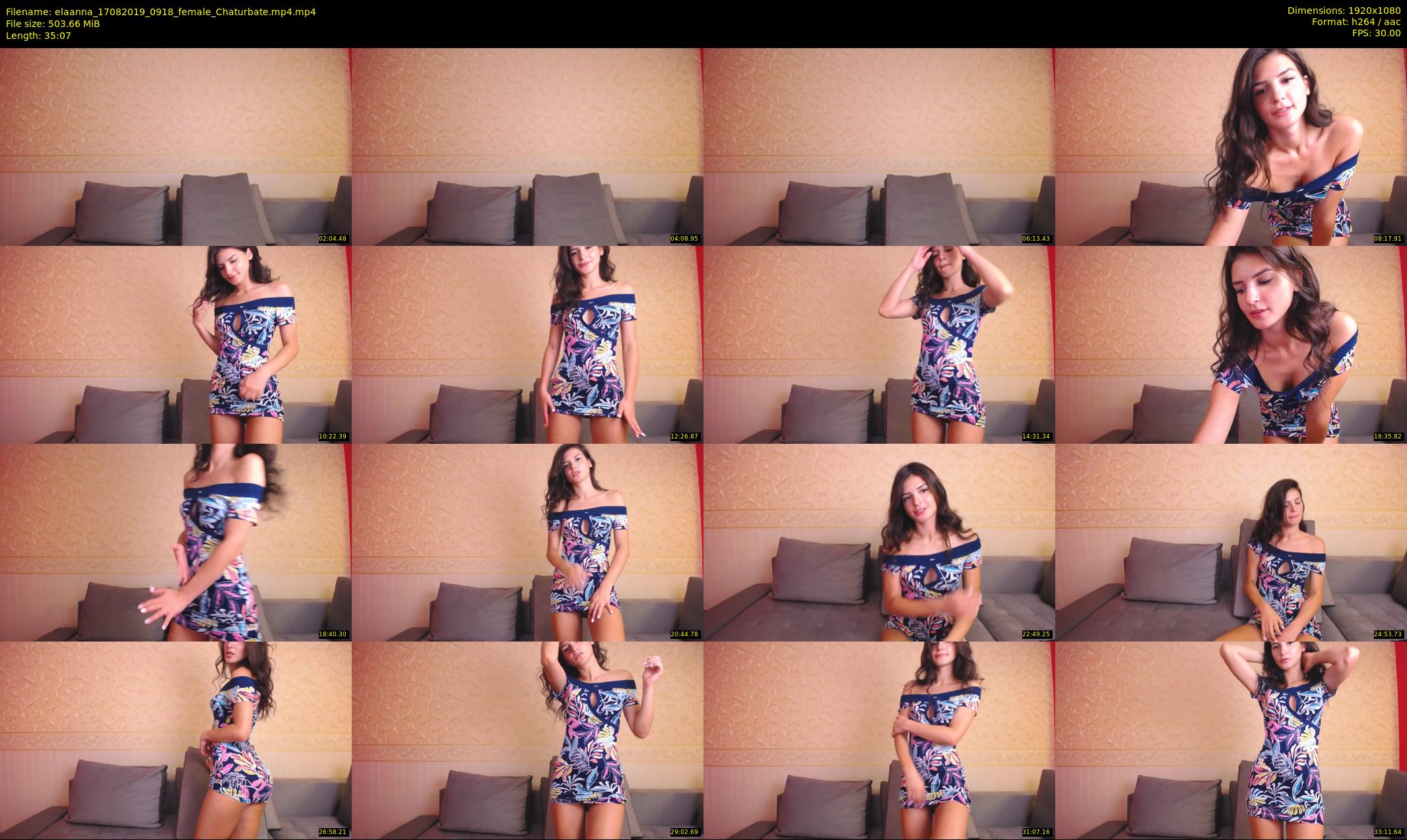 elaanna — 36 minute Chaturbate female cam show recording, 1080p, Aug 17, 2019