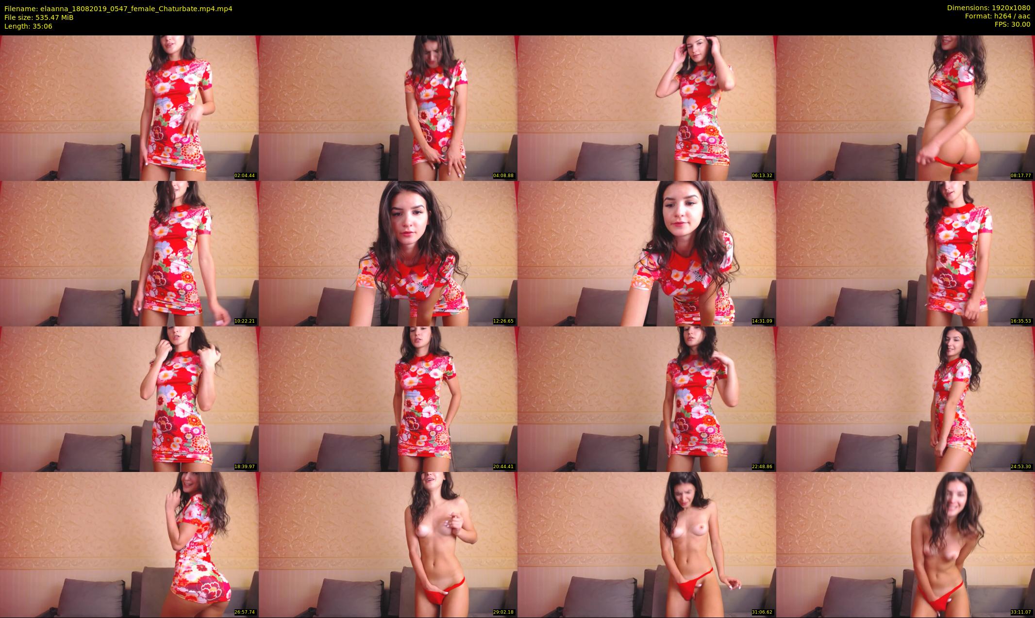 elaanna — 36 minute Chaturbate female cam show recording, 1080p, Aug 18, 2019