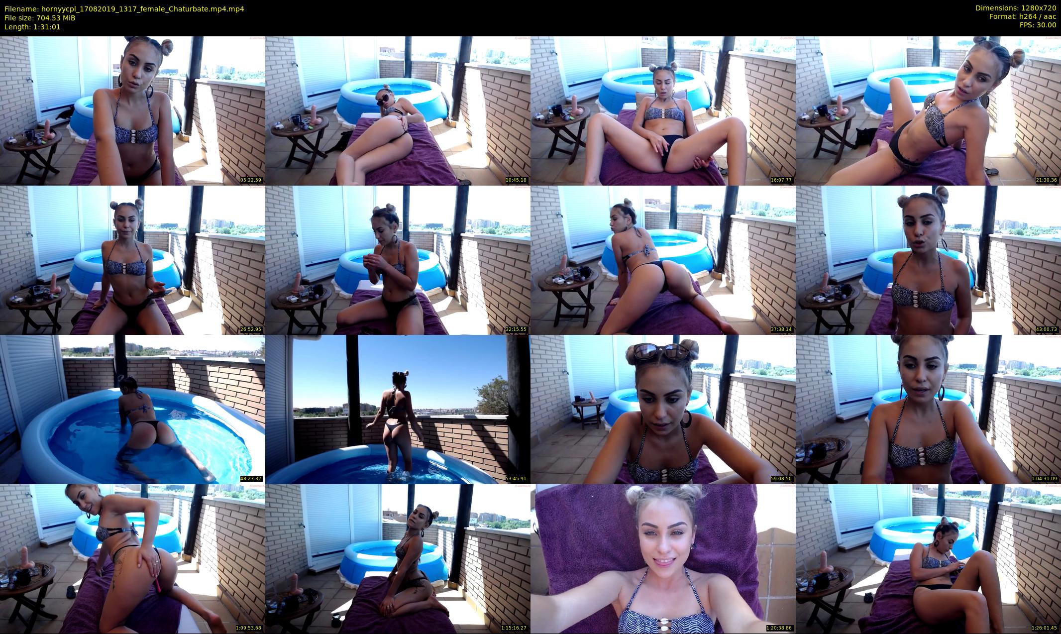 hornyycpl — 92 minute Chaturbate couple cam show recording, 720p, Aug 17, 2019