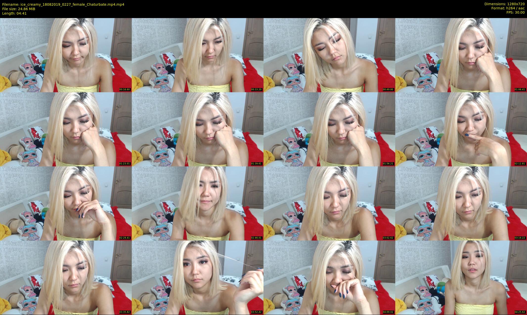 ice_creamy — 5 minute Chaturbate female cam show recording, 720p, Aug 18, 2019