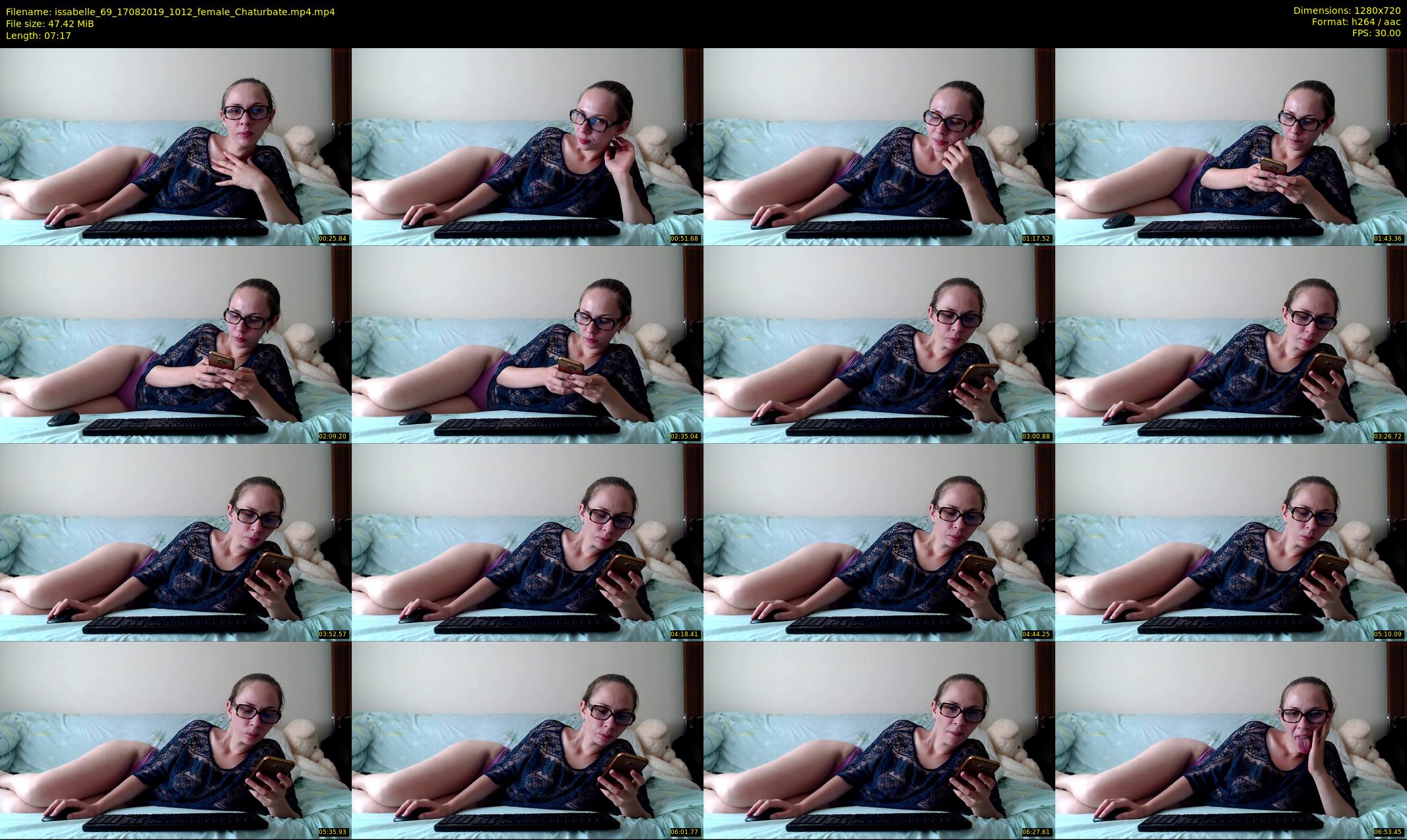 issabelle_69 — 8 minute Chaturbate couple cam show recording, 720p, Aug 17, 2019