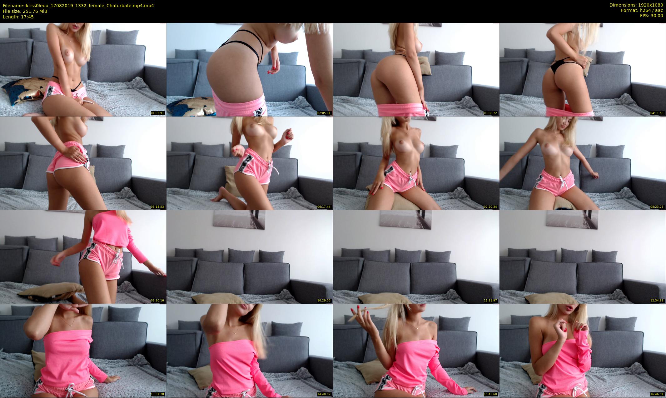 kriss0leoo — 18 minute Chaturbate couple cam show recording, 1080p, Aug 17, 2019