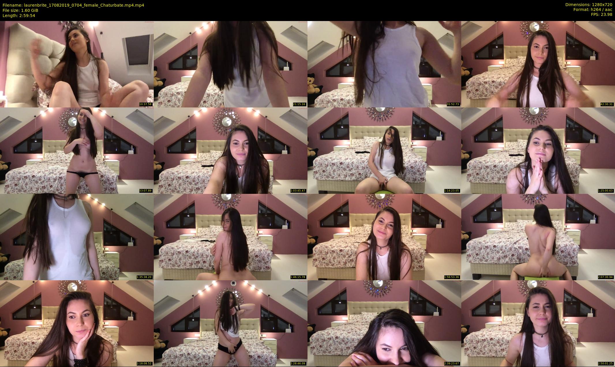 laurenbrite — 180 minute Chaturbate female cam show recording, 720p, Aug 17, 2019