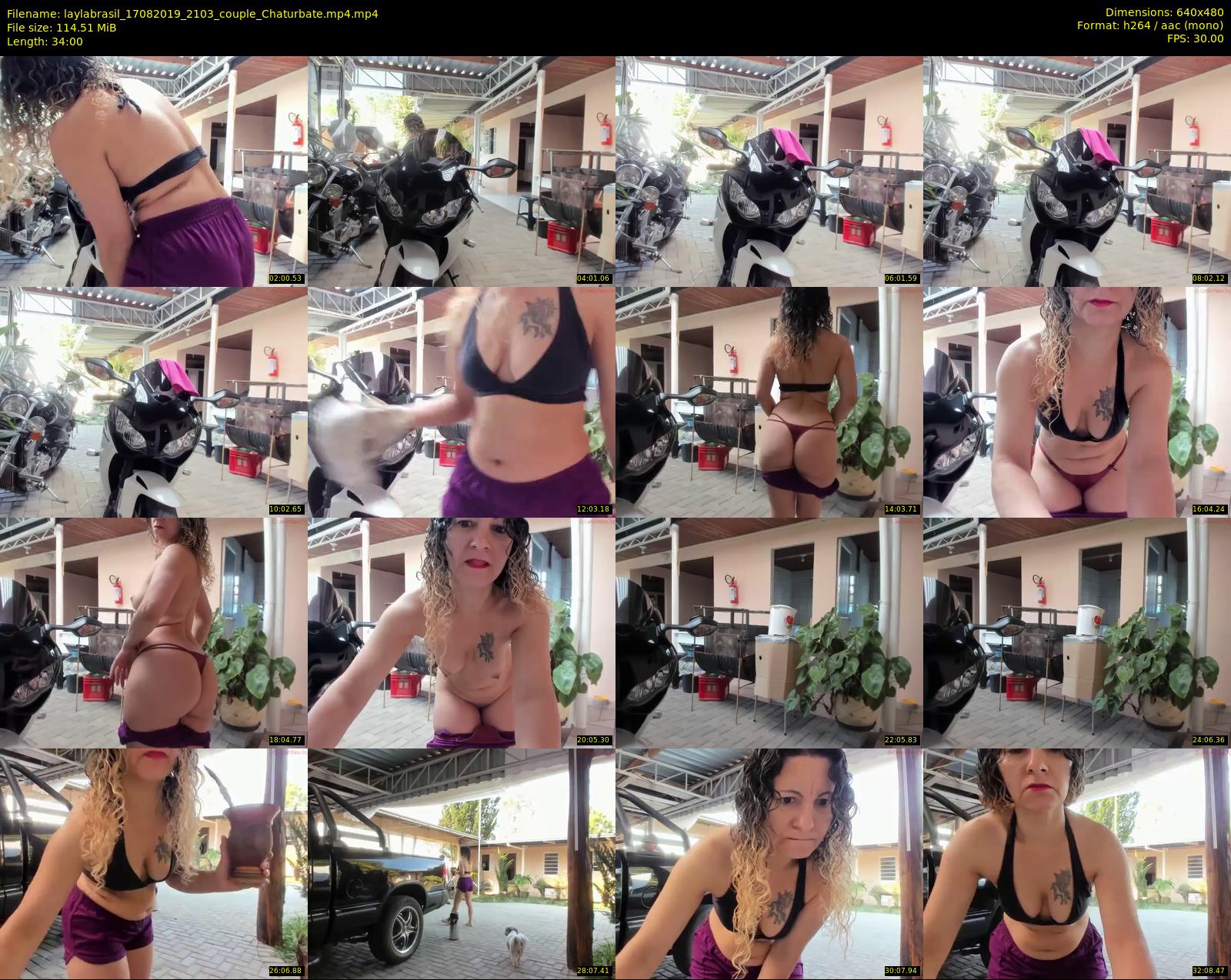 laylabrasil — 34 minute Chaturbate female cam show recording, 480p, Aug 17, 2019