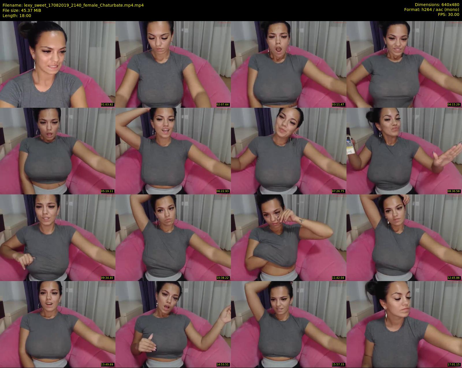 lexy_sweet — 18 minute Chaturbate female cam show recording, 480p, Aug 17, 2019