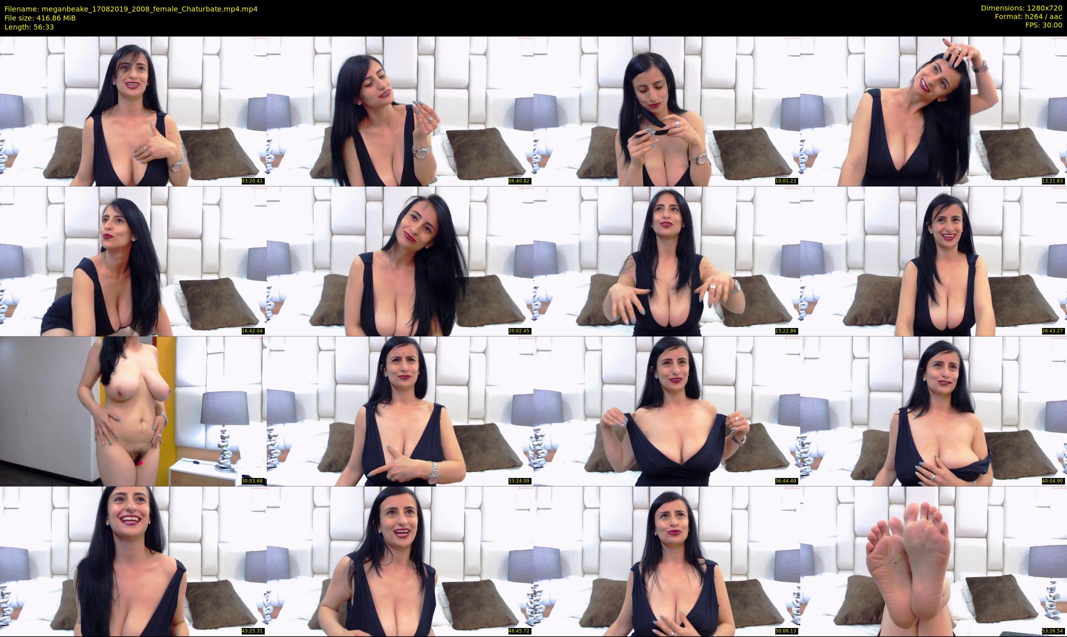 meganbeake — 57 minute Chaturbate female cam show recording, 720p, Aug 17, 2019