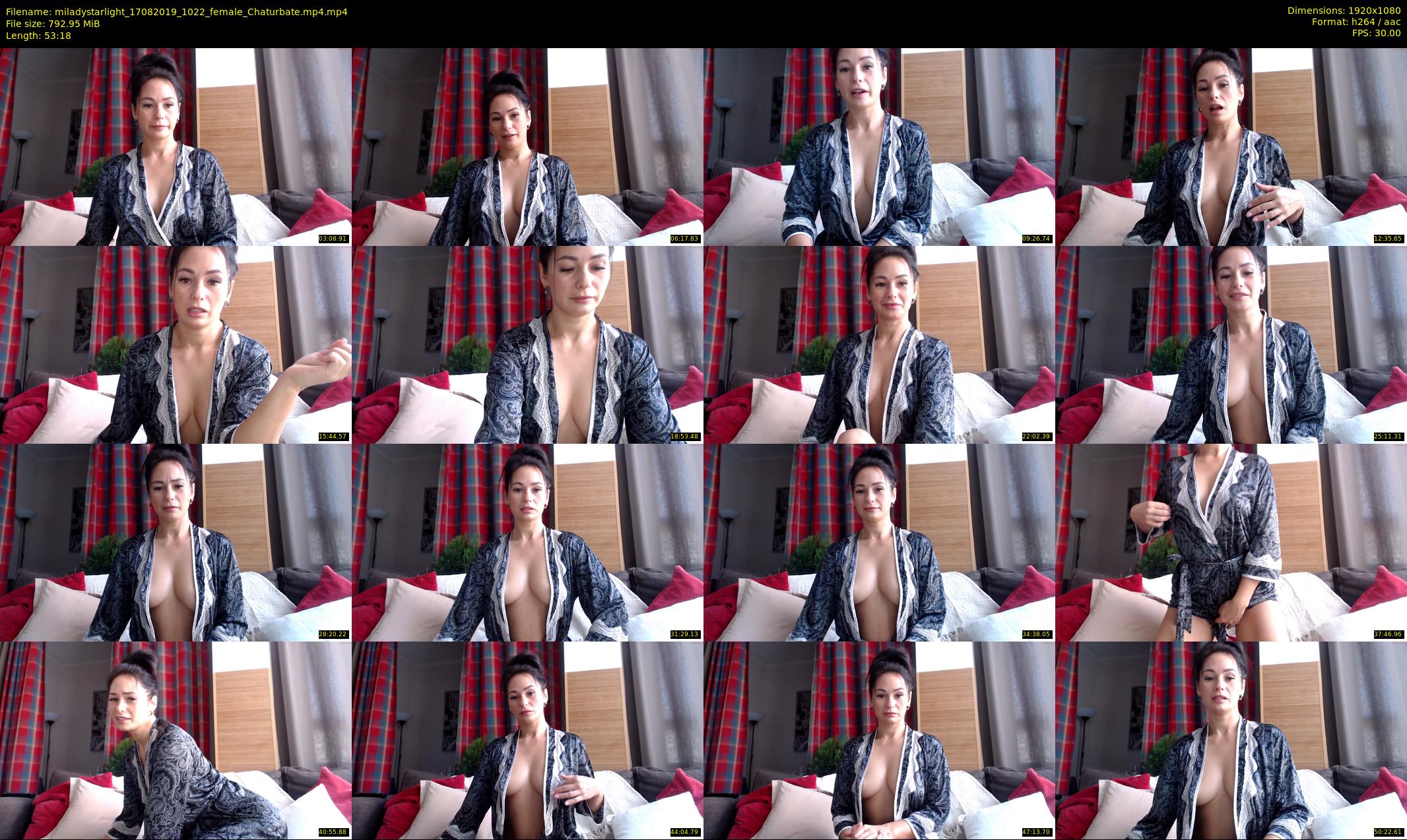 miladystarlight — 54 minute Chaturbate female cam show recording, 1080p, Aug 17, 2019