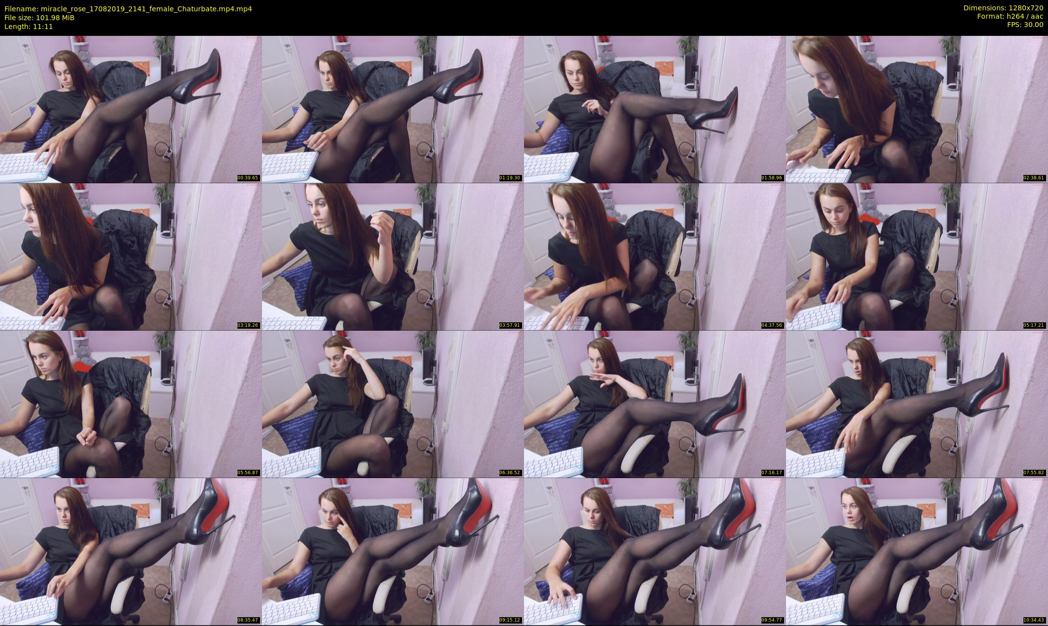 miracle_rose — 12 minute Chaturbate female cam show recording, 720p, Aug 17, 2019