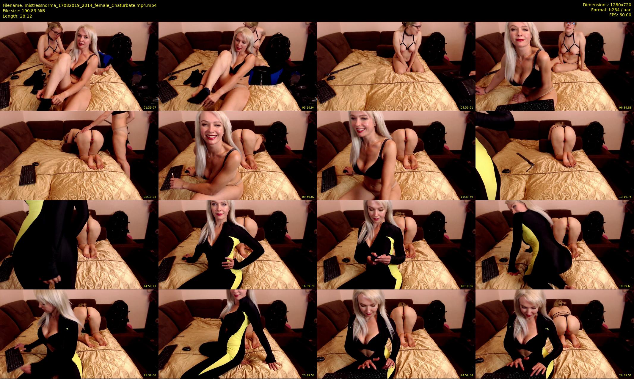 mistressnorma — 29 minute Chaturbate female cam show recording, 720p, Aug 17, 2019