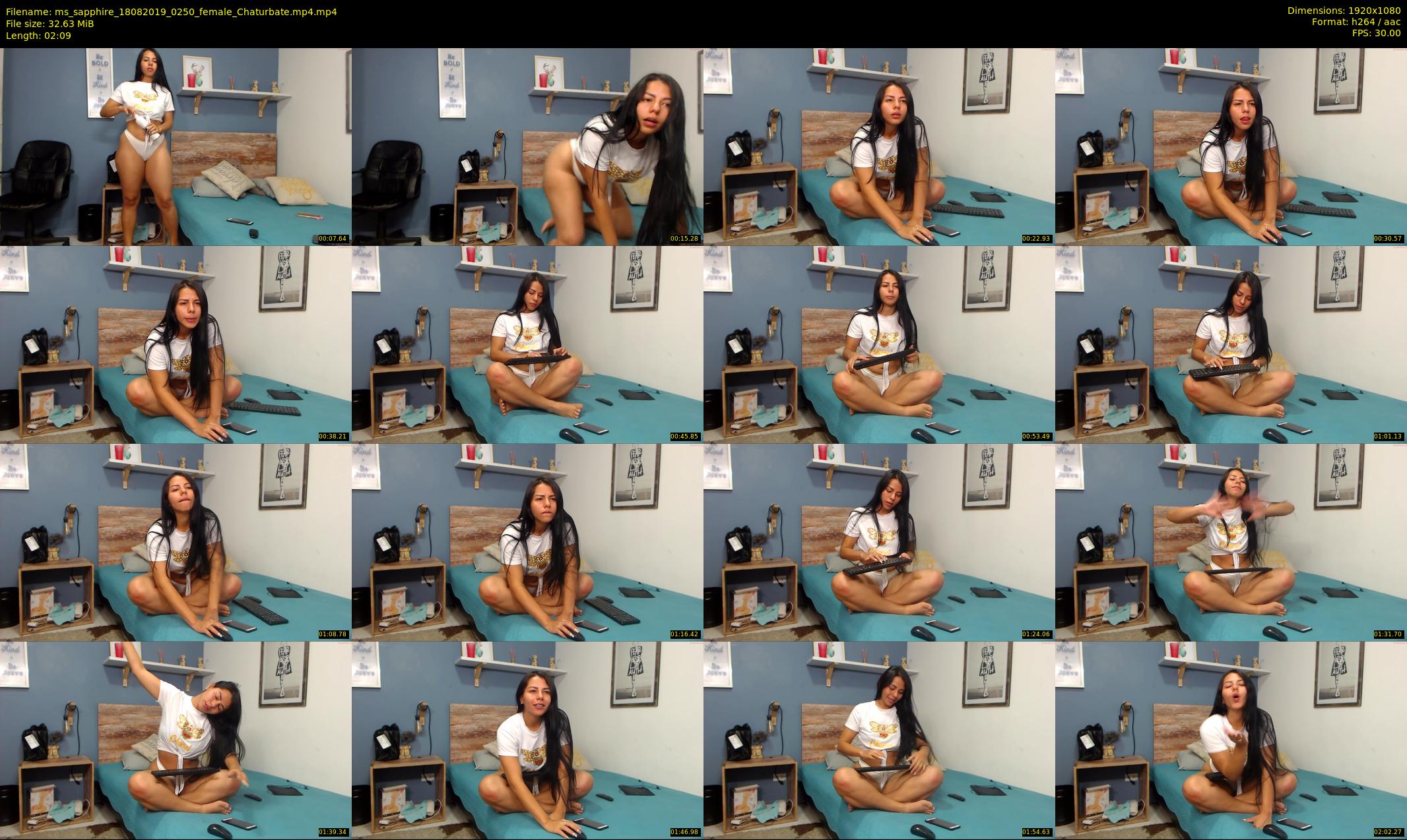 ms_sapphire — 3 minute Chaturbate female cam show recording, 1080p, Aug 18, 2019