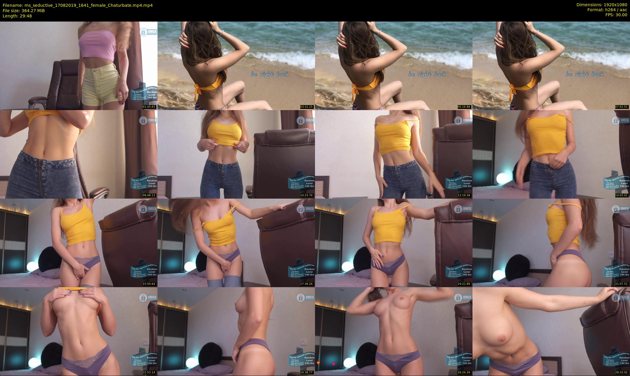 ms_seductive — 30 minute Chaturbate female cam show recording, 1080p, Aug 17, 2019