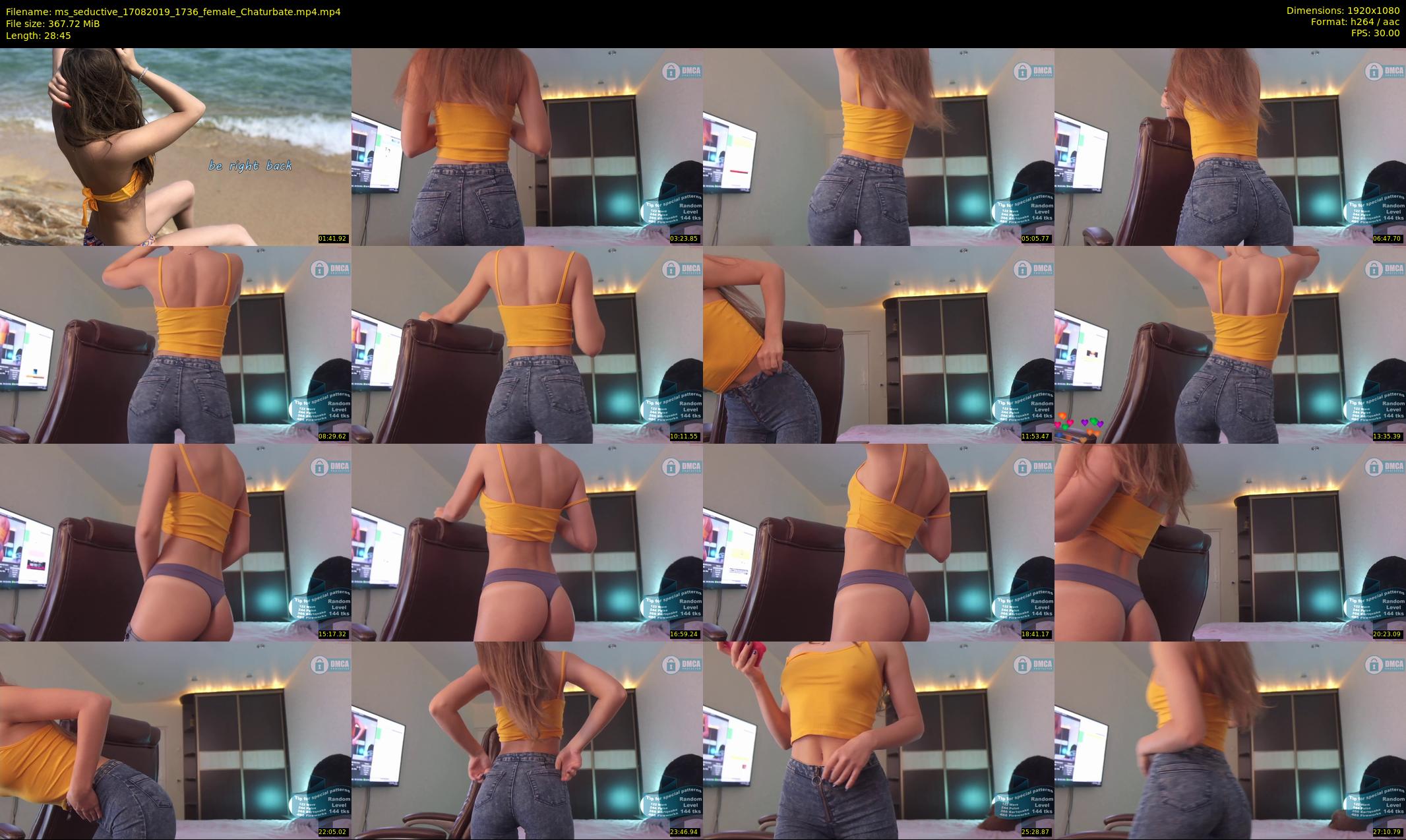 ms_seductive — 29 minute Chaturbate female cam show recording, 1080p, Aug 17, 2019