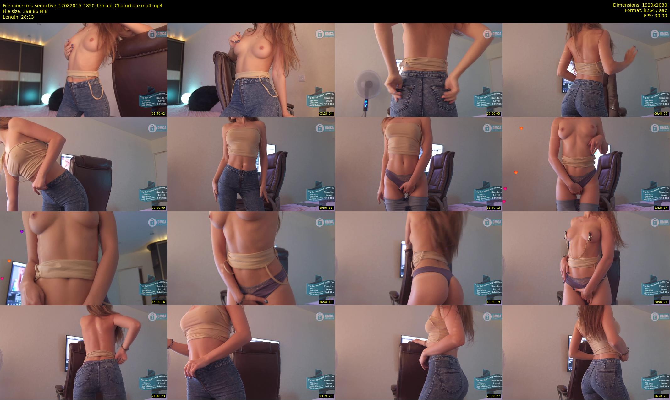 ms_seductive — 29 minute Chaturbate female cam show recording, 1080p, Aug 17, 2019