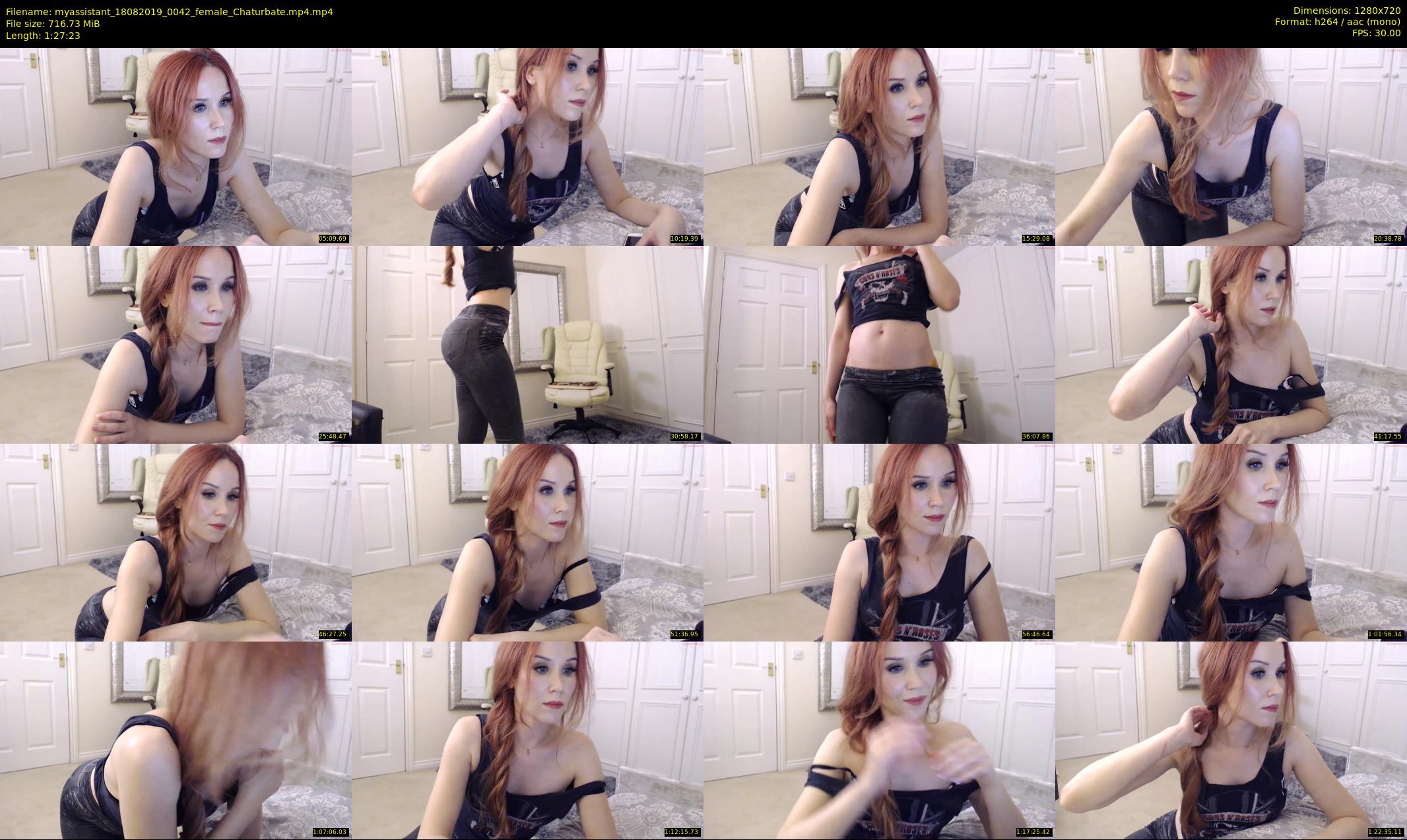 myassistant — 88 minute Chaturbate female cam show recording, 720p, Aug 18, 2019