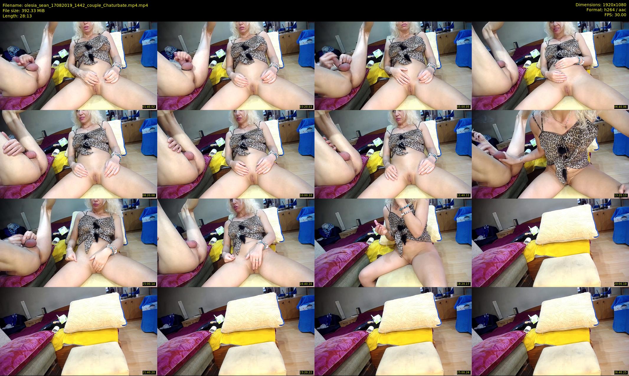 olesia_sean — 29 minute Chaturbate couple cam show recording, 1080p, Aug 17, 2019