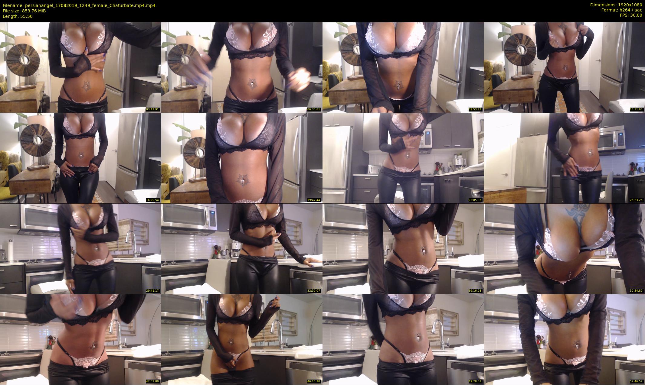 persianangel — 56 minute Chaturbate female cam show recording, 1080p, Aug 17, 2019