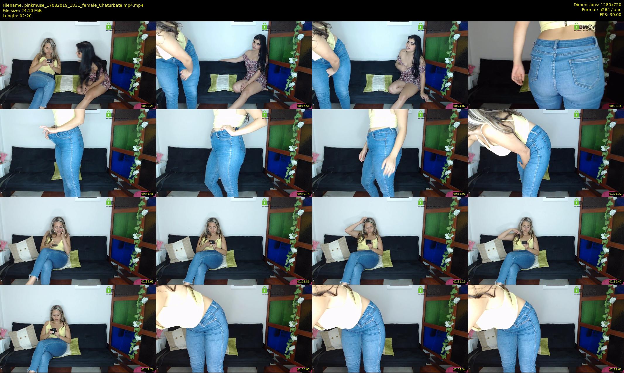 pinkmuse — 3 minute Chaturbate couple cam show recording, 720p, Aug 17, 2019