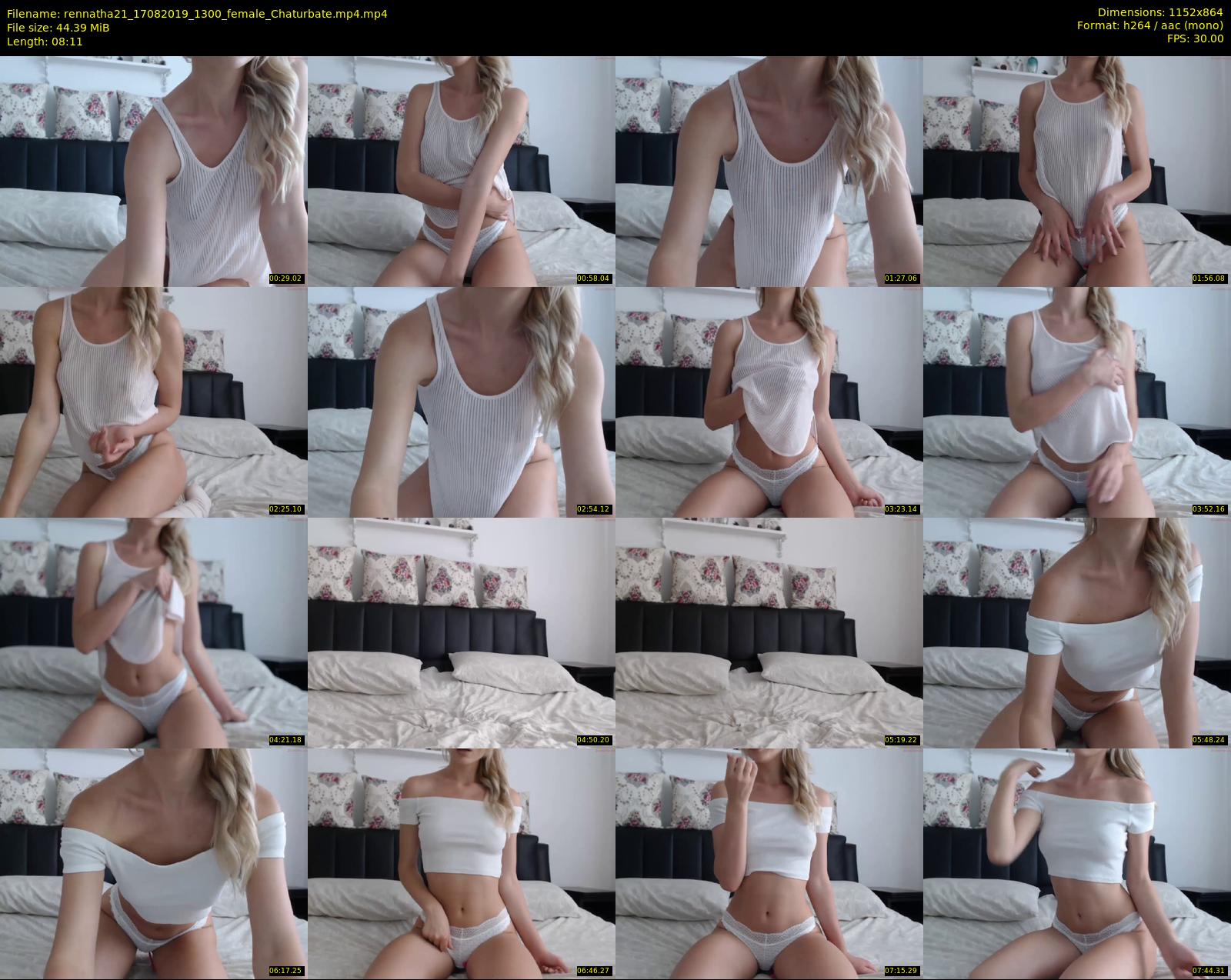 rennatha21 — 9 minute Chaturbate female cam show recording, 720p, Aug 17, 2019