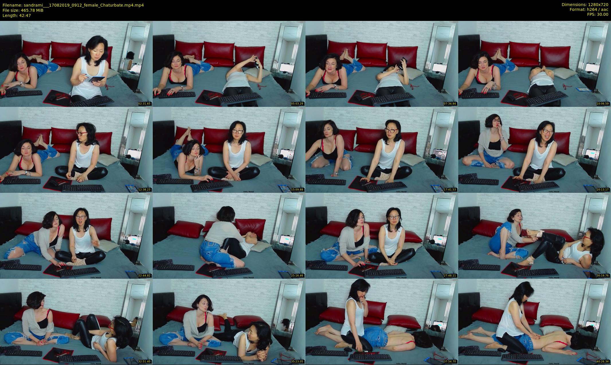sandrami__ — 43 minute Chaturbate female cam show recording, 720p, Aug 17, 2019