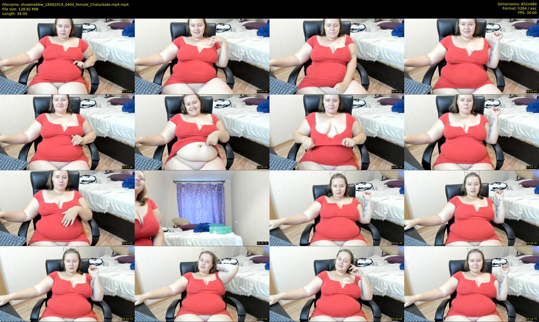 showmebbw — 38 minute Chaturbate female cam show recording, 480p, Aug 18, 2019